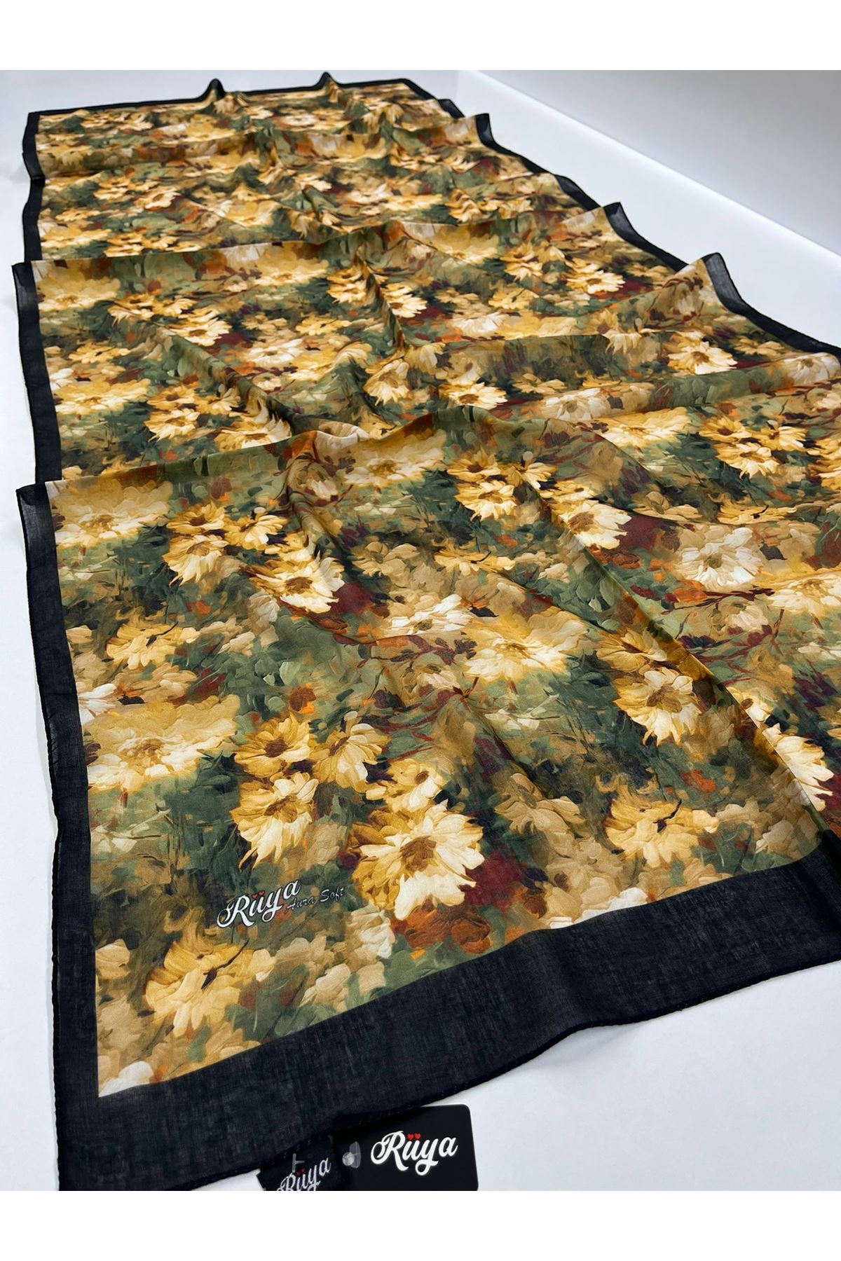  Çiçek Desen Rüya Aura Soft Şal 