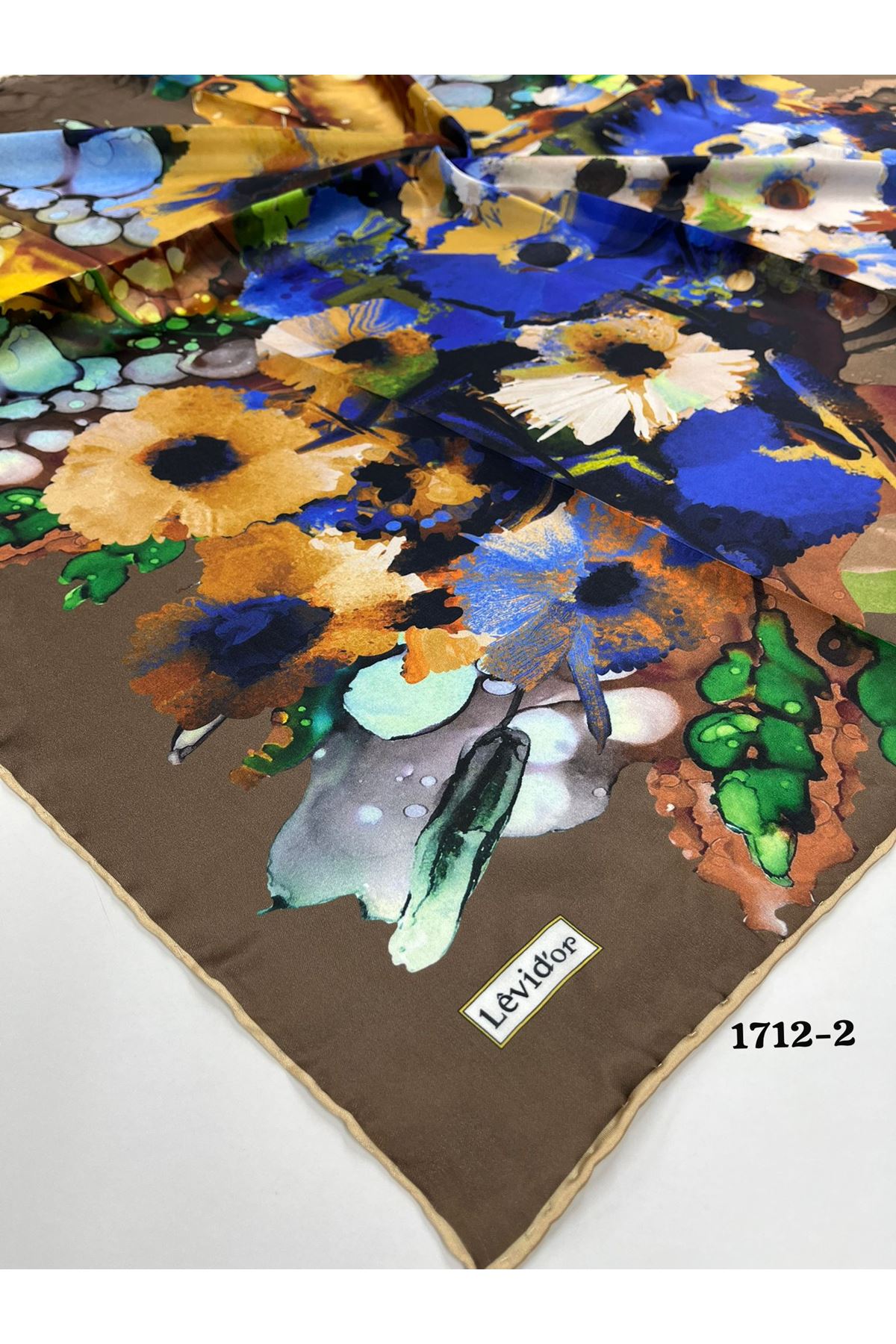 Levidor Hint İpeği Eşarp Kod: 1712 - 2