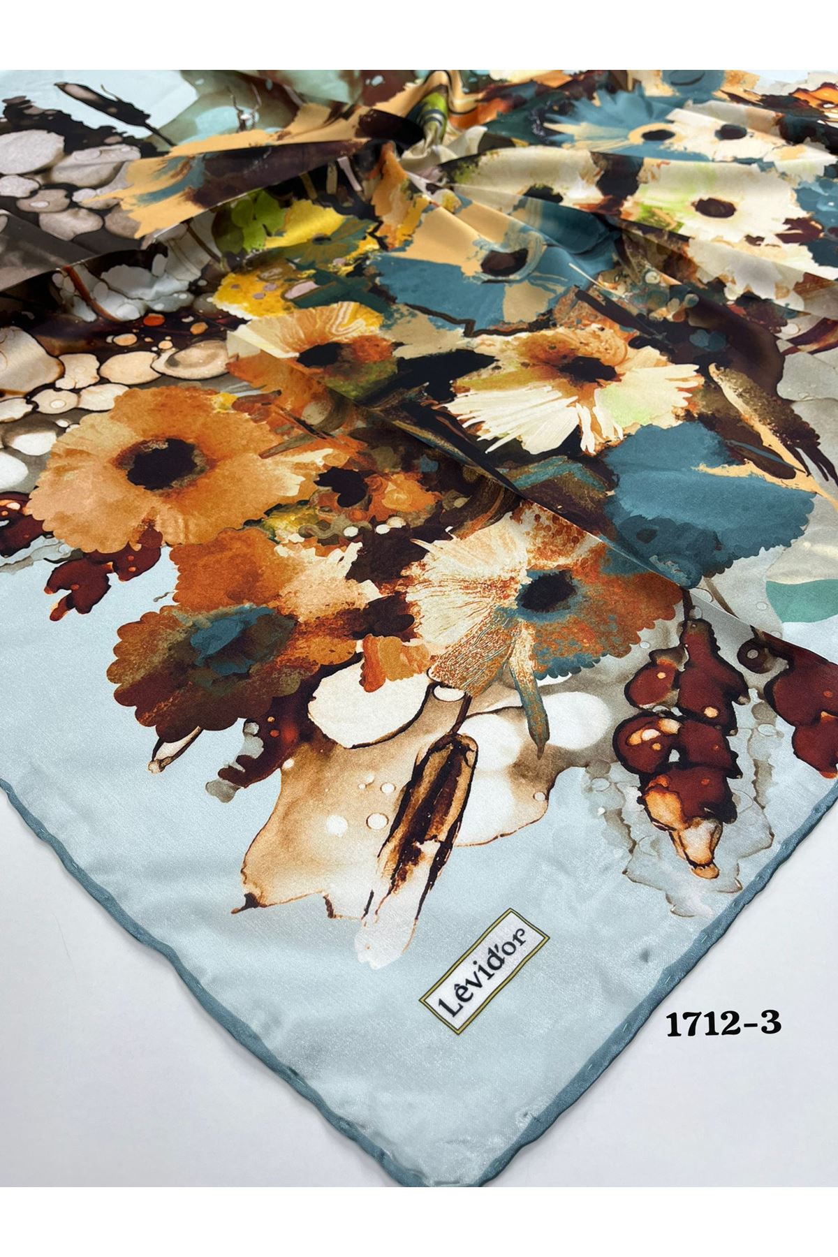 Levidor Hint İpeği Eşarp Kod: 1712 - 3