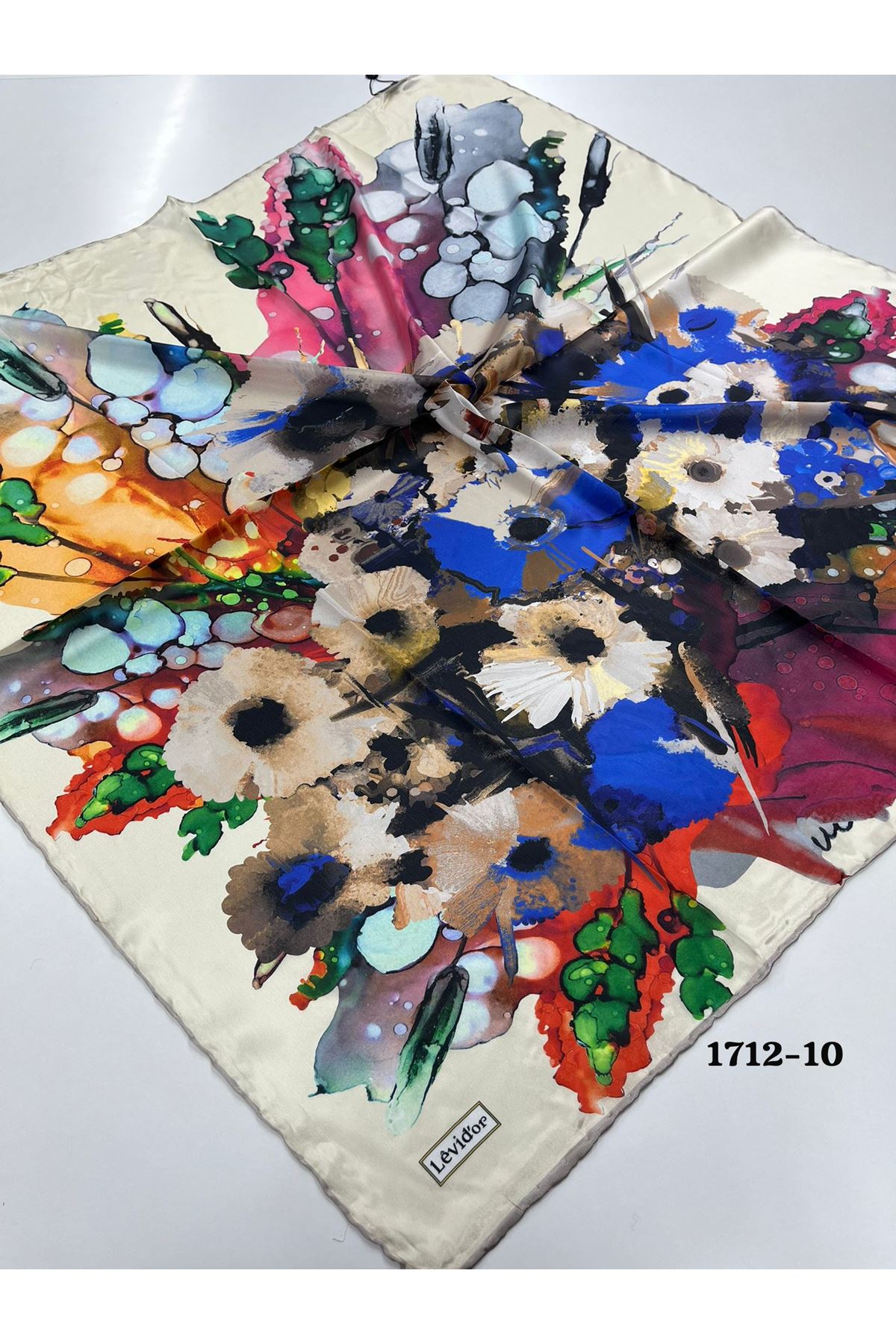 Levidor Hint İpeği Eşarp Kod: 1712 - 10