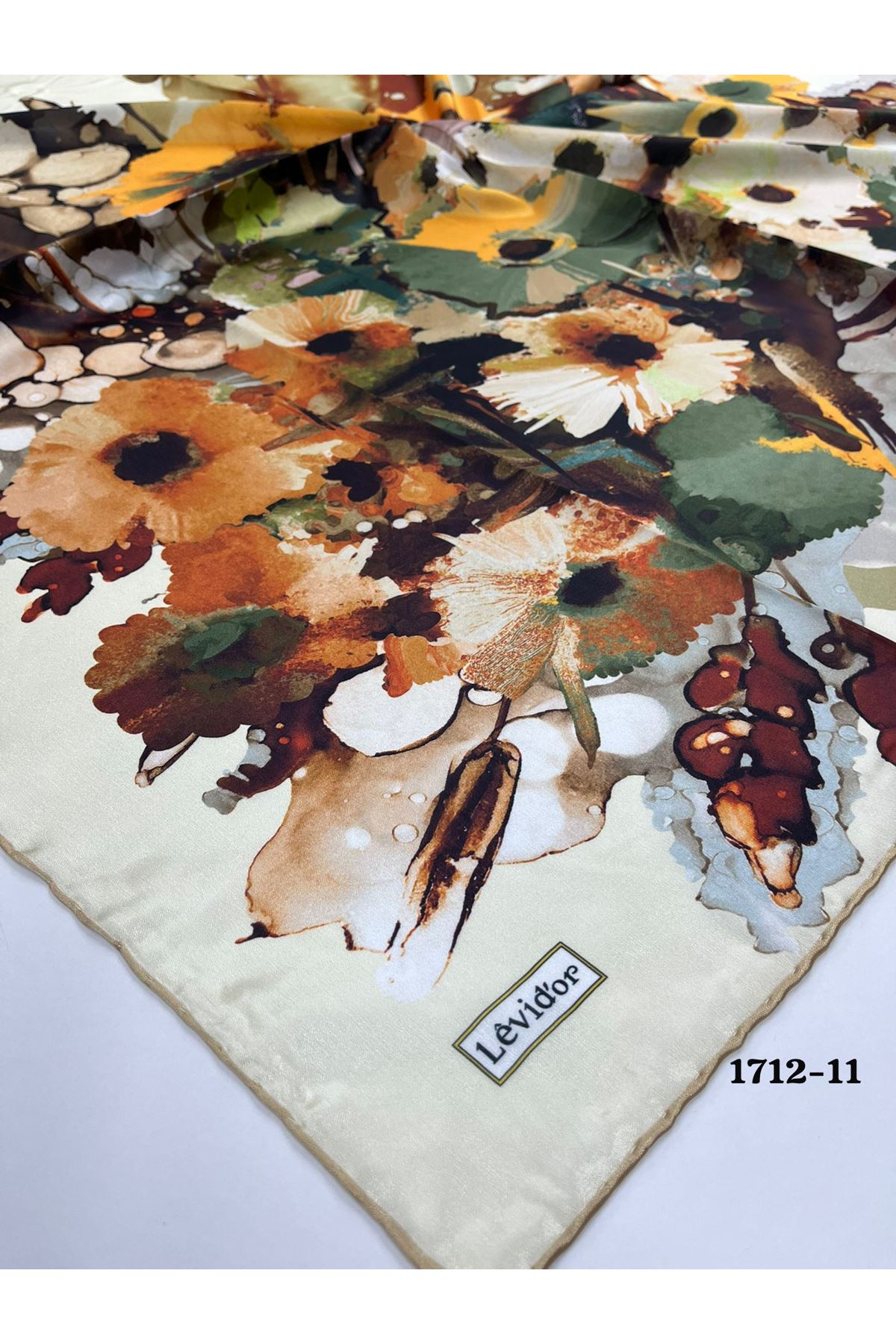 Levidor Hint İpeği Eşarp Kod: 1712 - 11