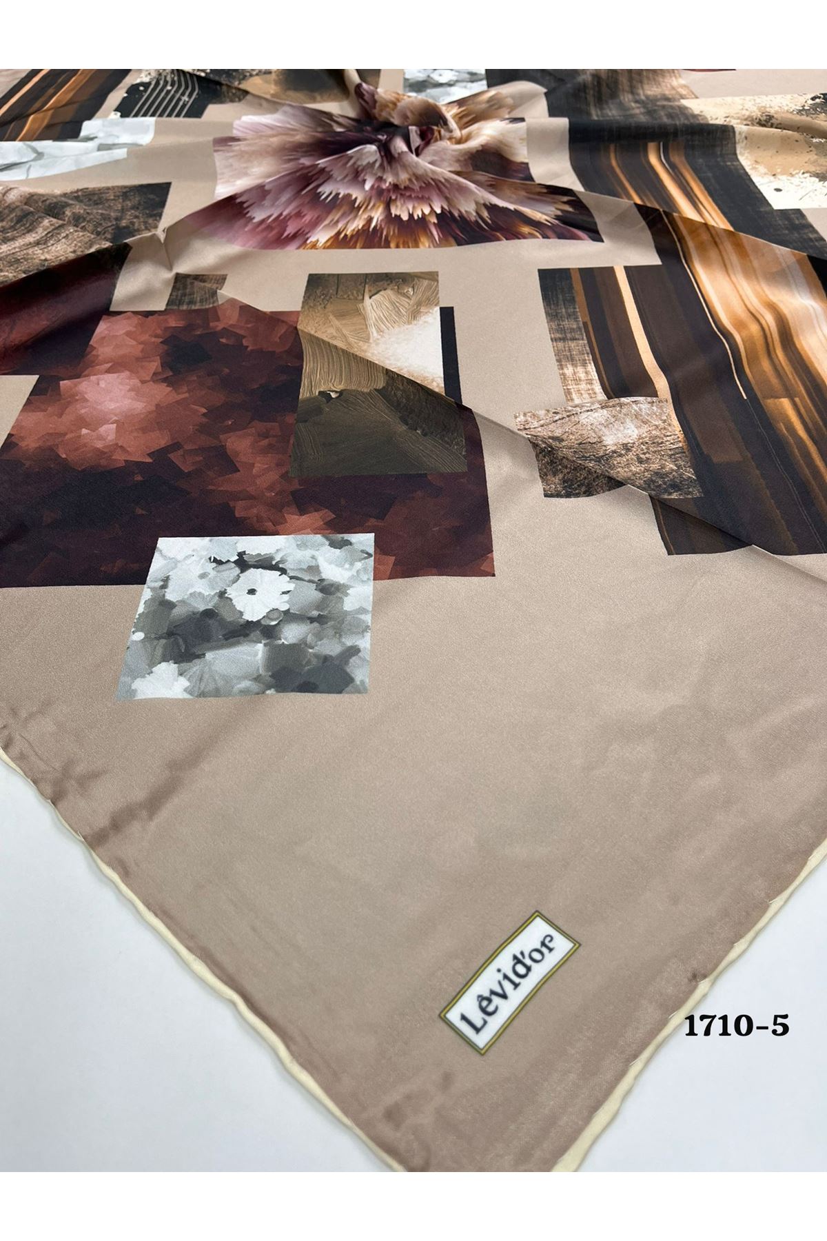 Levidor Hint İpeği Eşarp Kod: 1710 - 5