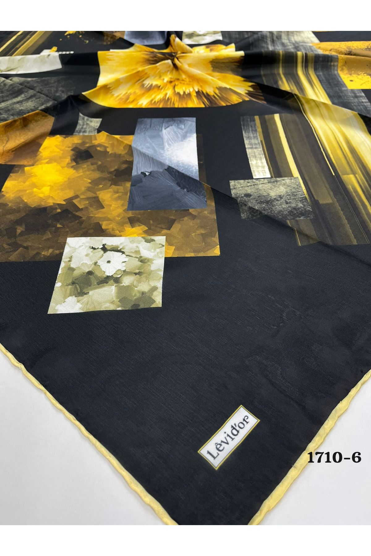 Levidor Hint İpeği Eşarp Kod: 1710 - 6