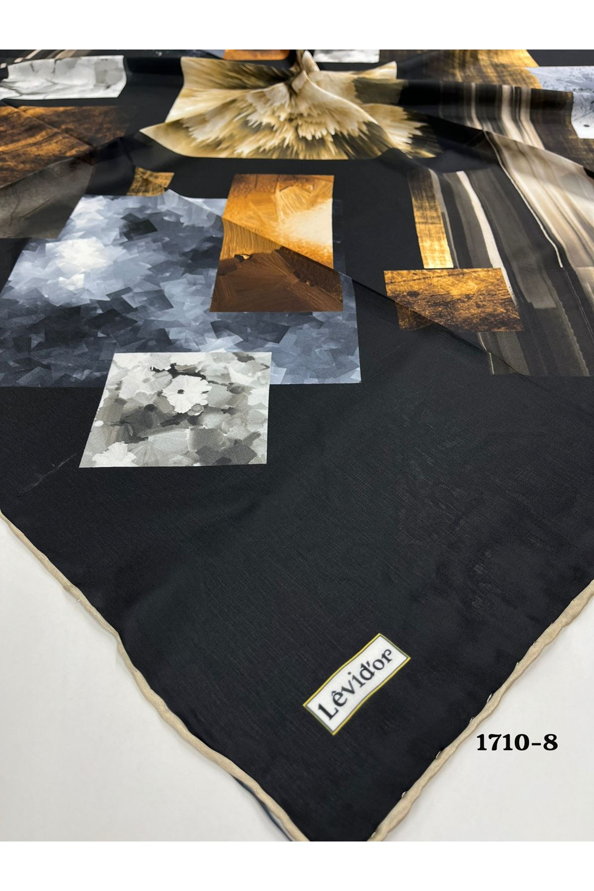 Levidor Hint İpeği Eşarp Kod: 1710 - 8