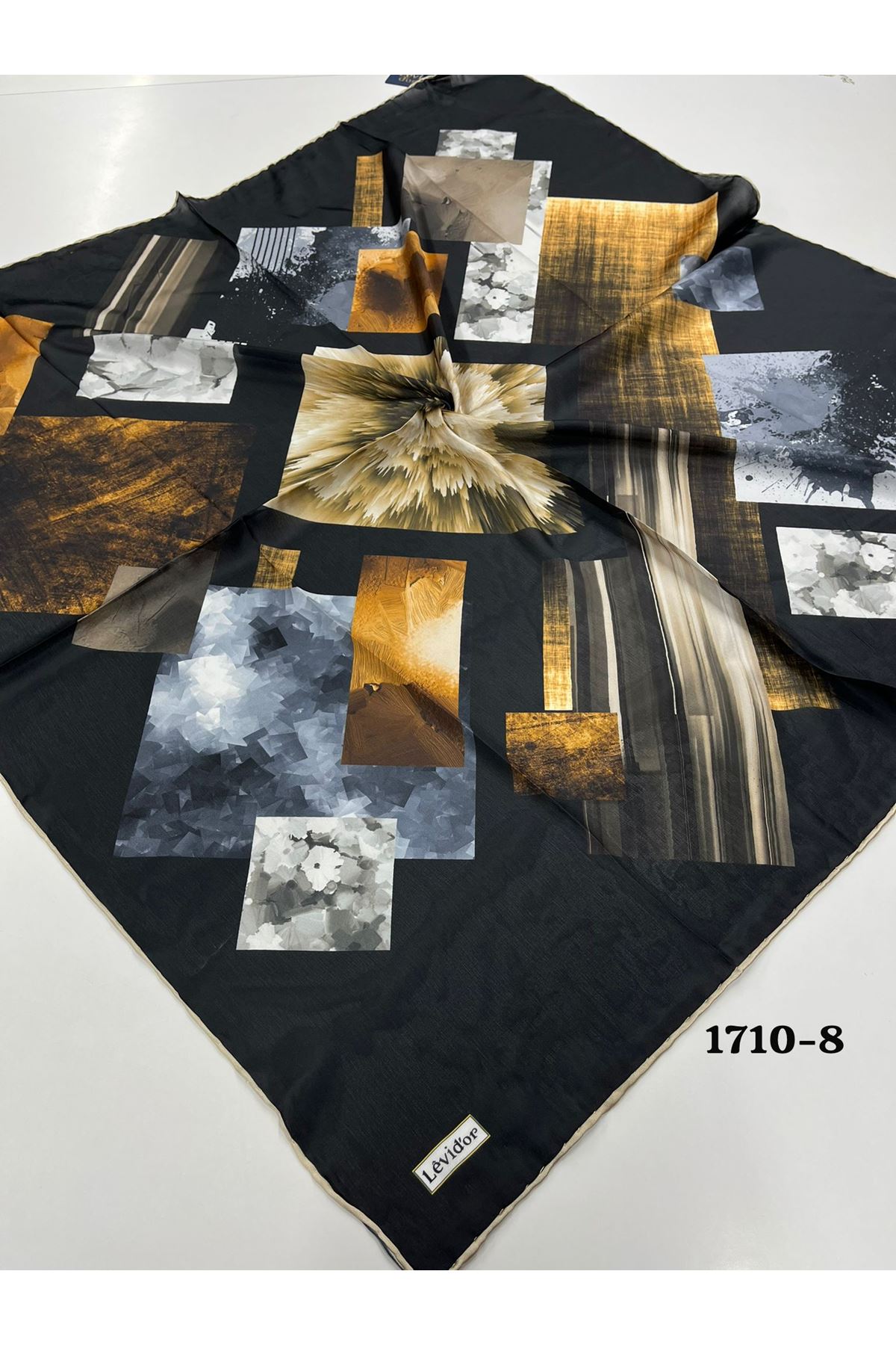 Levidor Hint İpeği Eşarp Kod: 1710 - 8