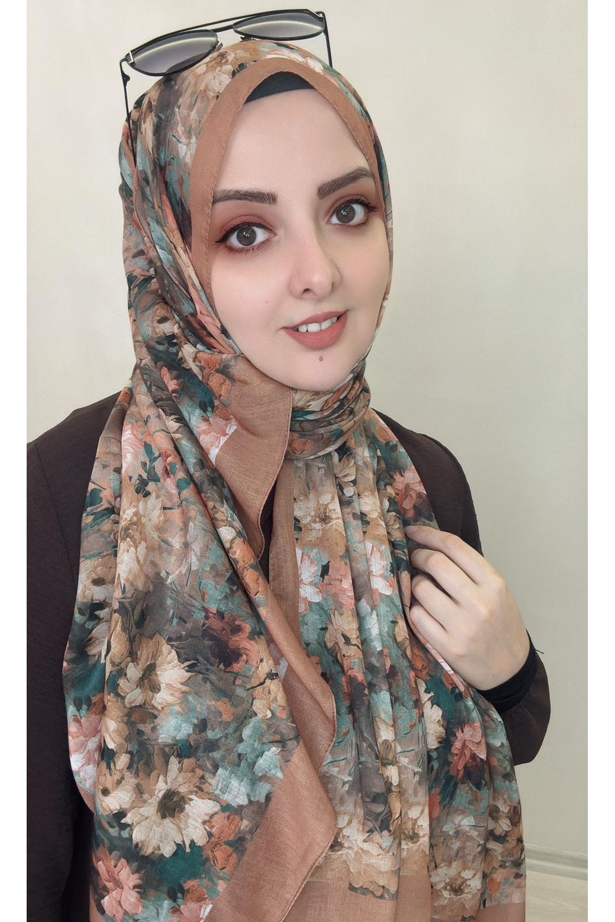  Çiçek Desen Rüya Aura Soft Şal  