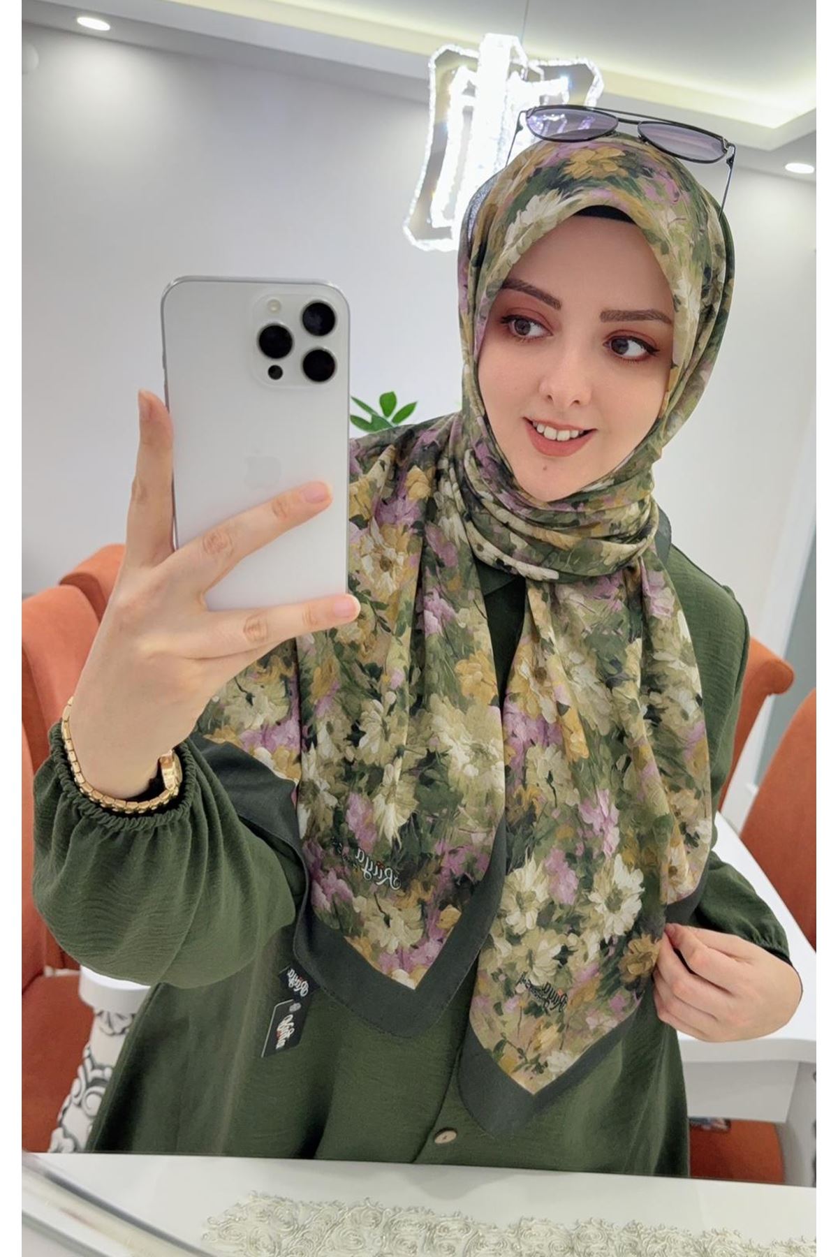  Çiçek Desen Rüya Aura Soft Şal  