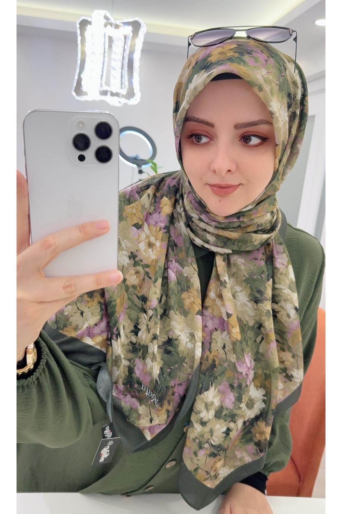  Çiçek Desen Rüya Aura Soft Şal  