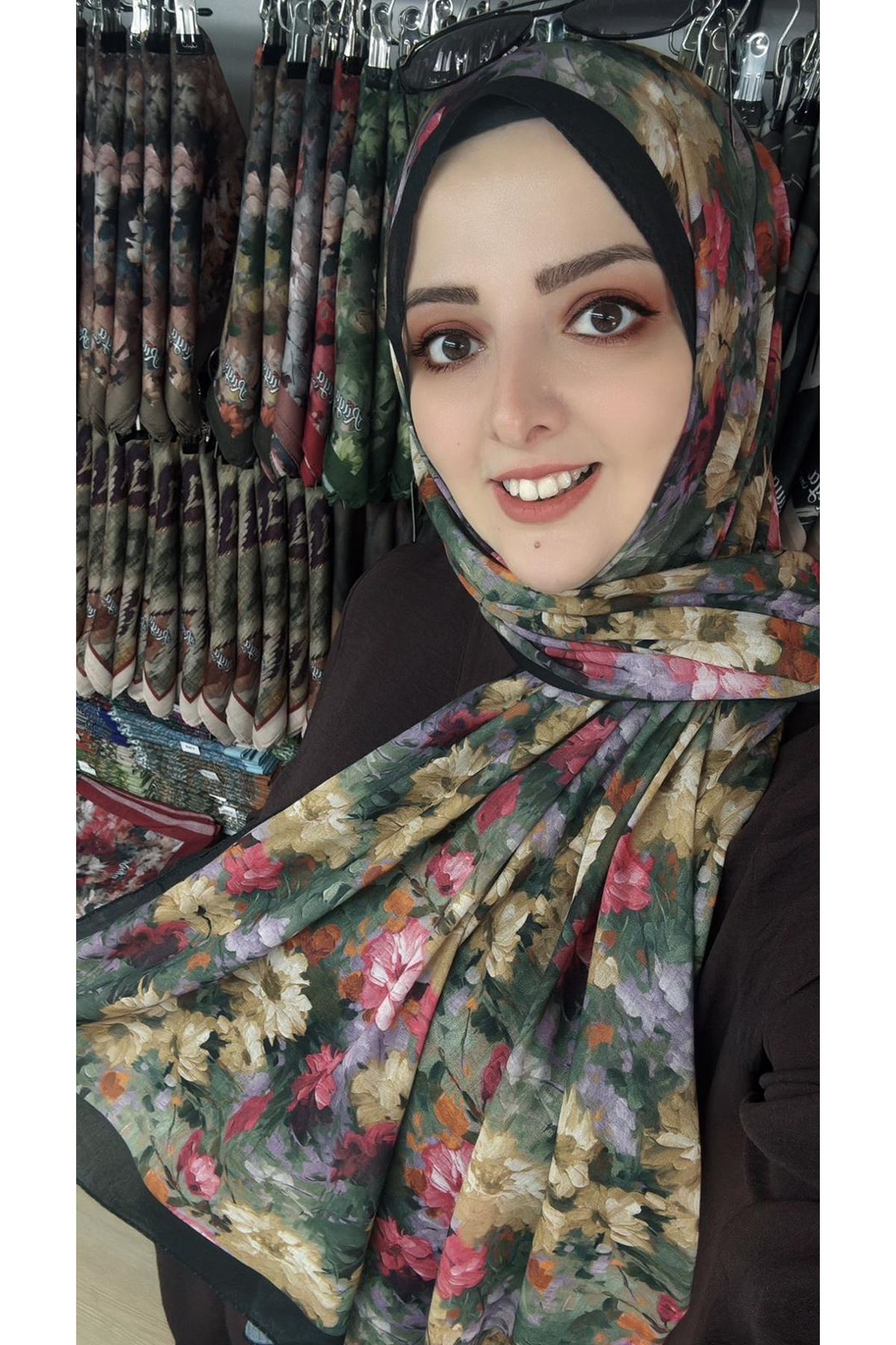  Çiçek Desen Rüya Aura Soft Şal 