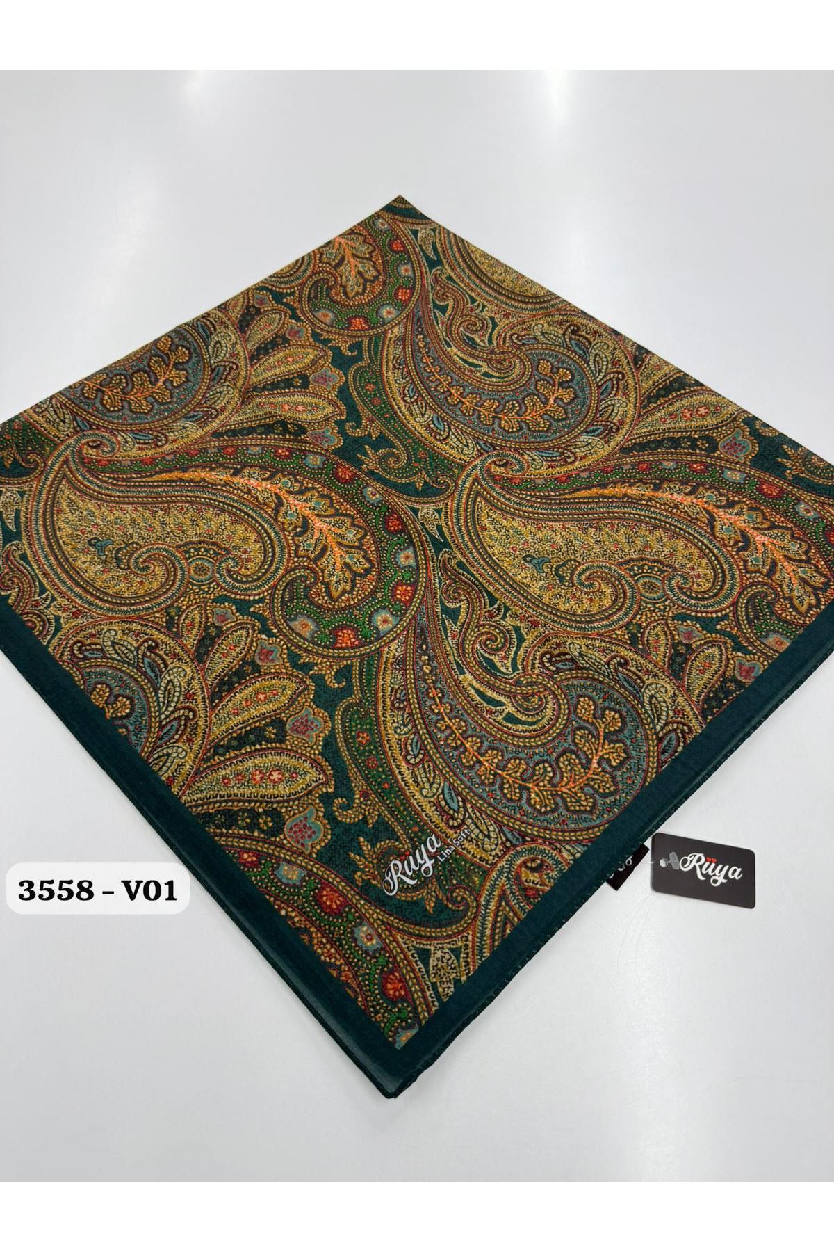 Rüya Lina Etnik Desen Soft Eşarp Kod: 3558 - V01