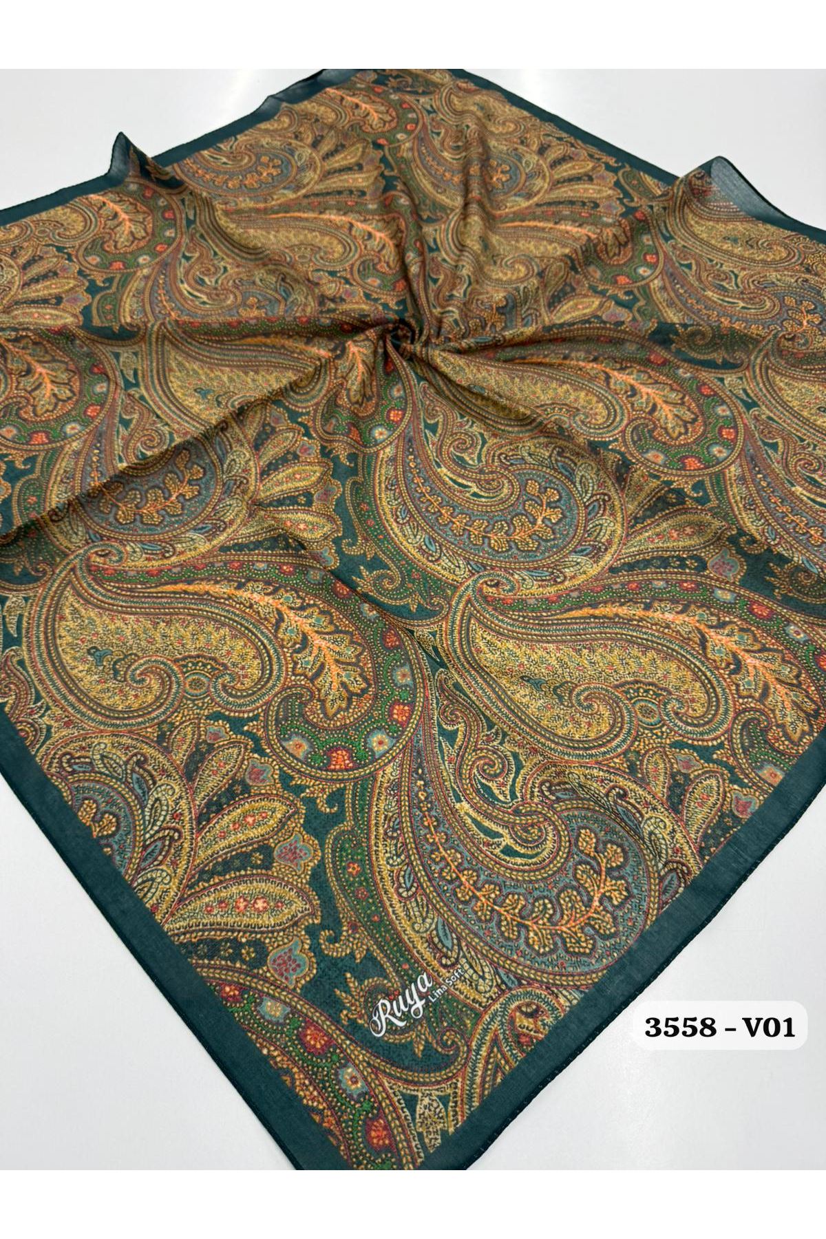 Rüya Lina Etnik Desen Soft Eşarp Kod: 3558 - V01