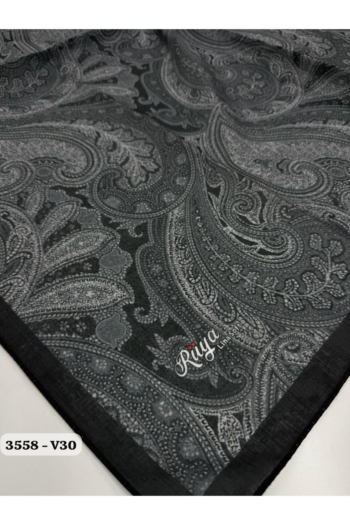 Rüya Lina Etnik Desen Soft Eşarp Kod: 3558 - V30