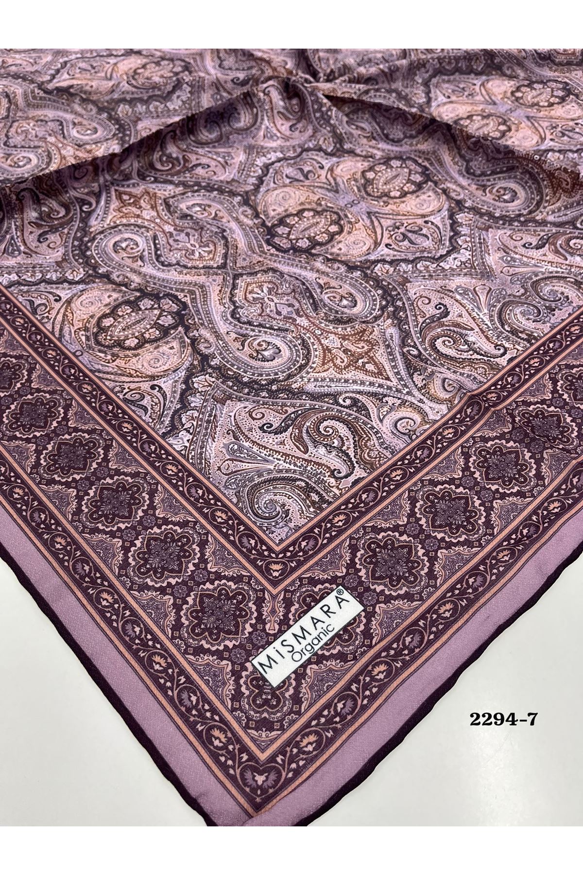 Bohem Desen Organik  Eşarp Kod: 2294 - 7