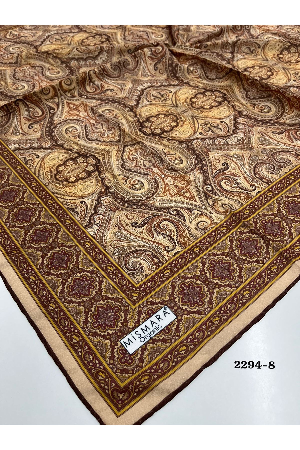 Bohem Desen Organik  Eşarp Kod: 2294 - 8