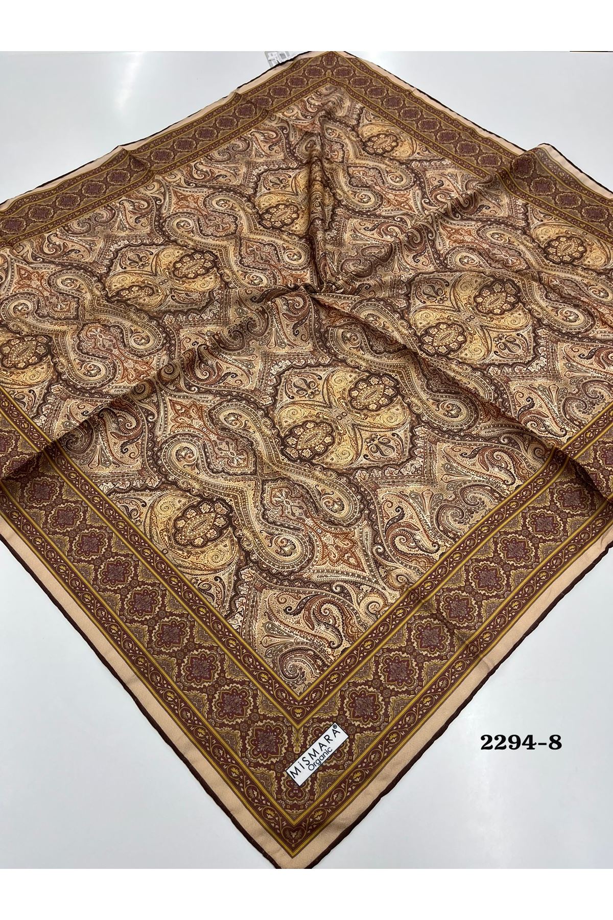 Bohem Desen Organik  Eşarp Kod: 2294 - 8