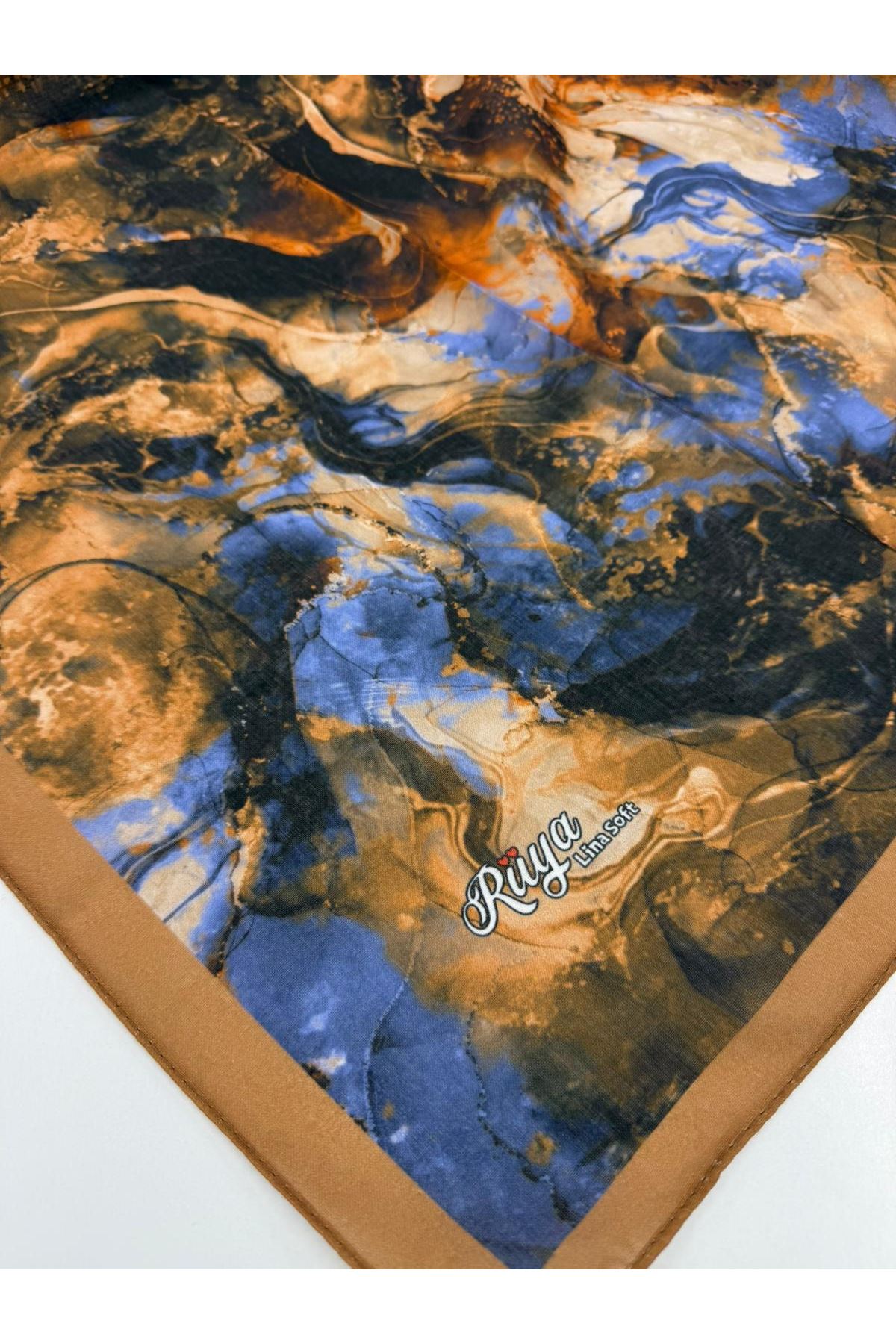 Rüya Lina Alsu Desen Soft Eşarp Kod: 3570 - V07