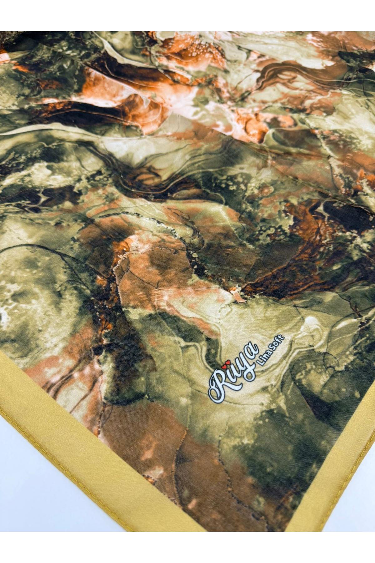 Rüya Lina Alsu Desen Soft Eşarp Kod: 3570 - V30