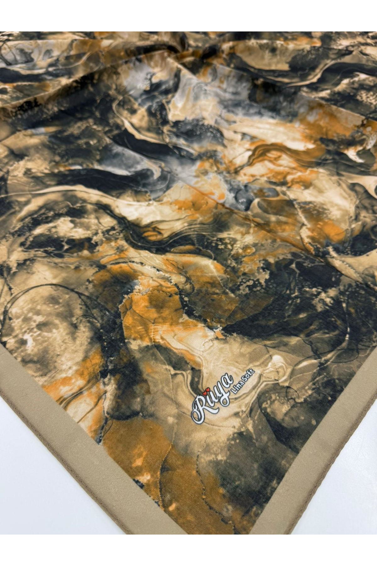 Rüya Lina Alsu Desen Soft Eşarp Kod: 3570 - V22