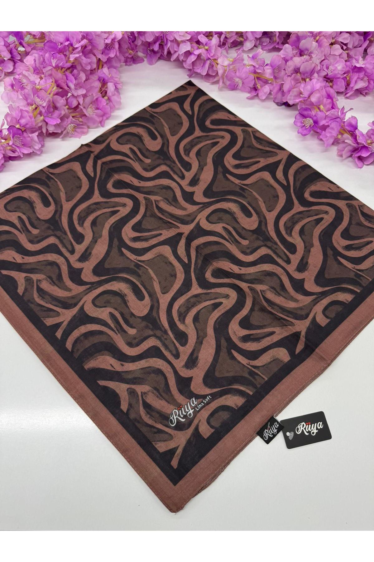 Rüya Lina Suyolu Desen Soft Eşarp Kod : 4218  