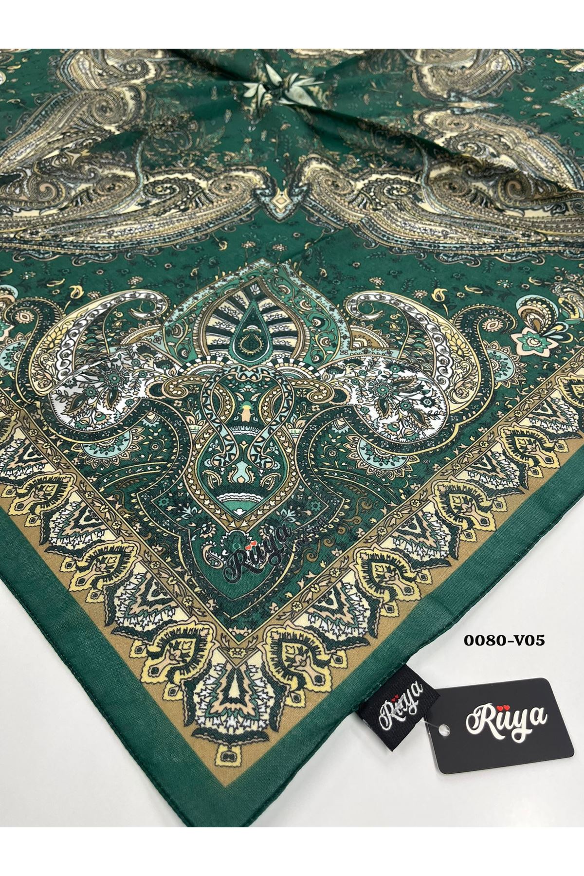 Rüya Lina Etnik Desen Soft Eşarp Kod: 0080 - V05