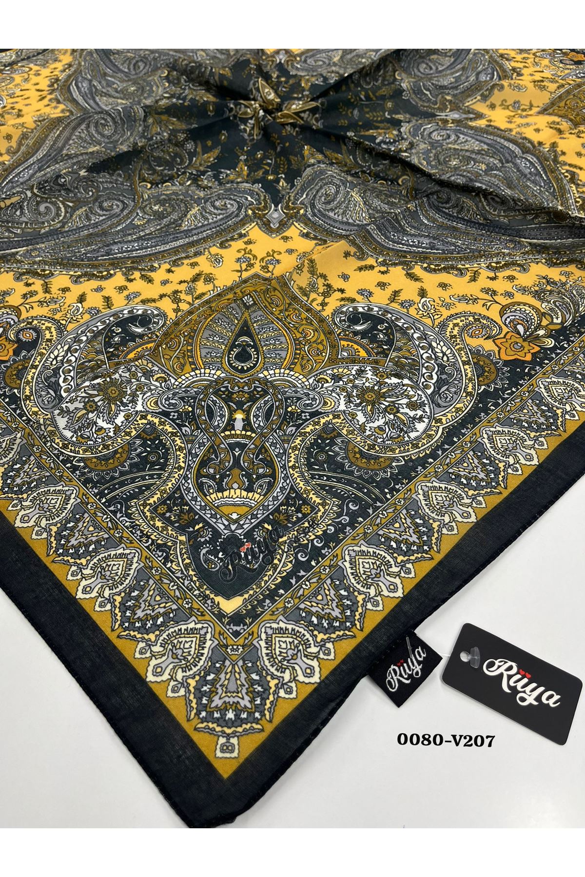 Rüya Lina Etnik Desen Soft Eşarp Kod: 0080 - V207