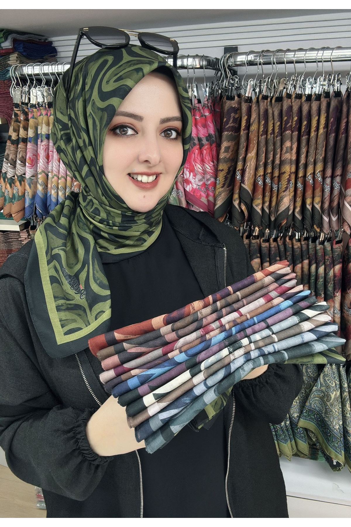 Rüya Lina Suyolu Desen Soft Eşarp Kod : 4218 