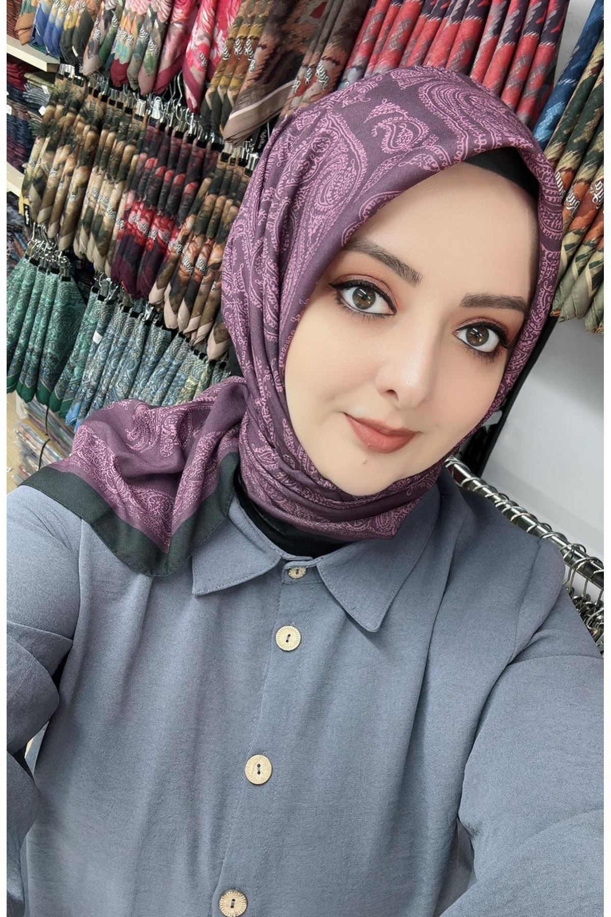 Rüya Lina Dantel Desen Soft Eşarp 