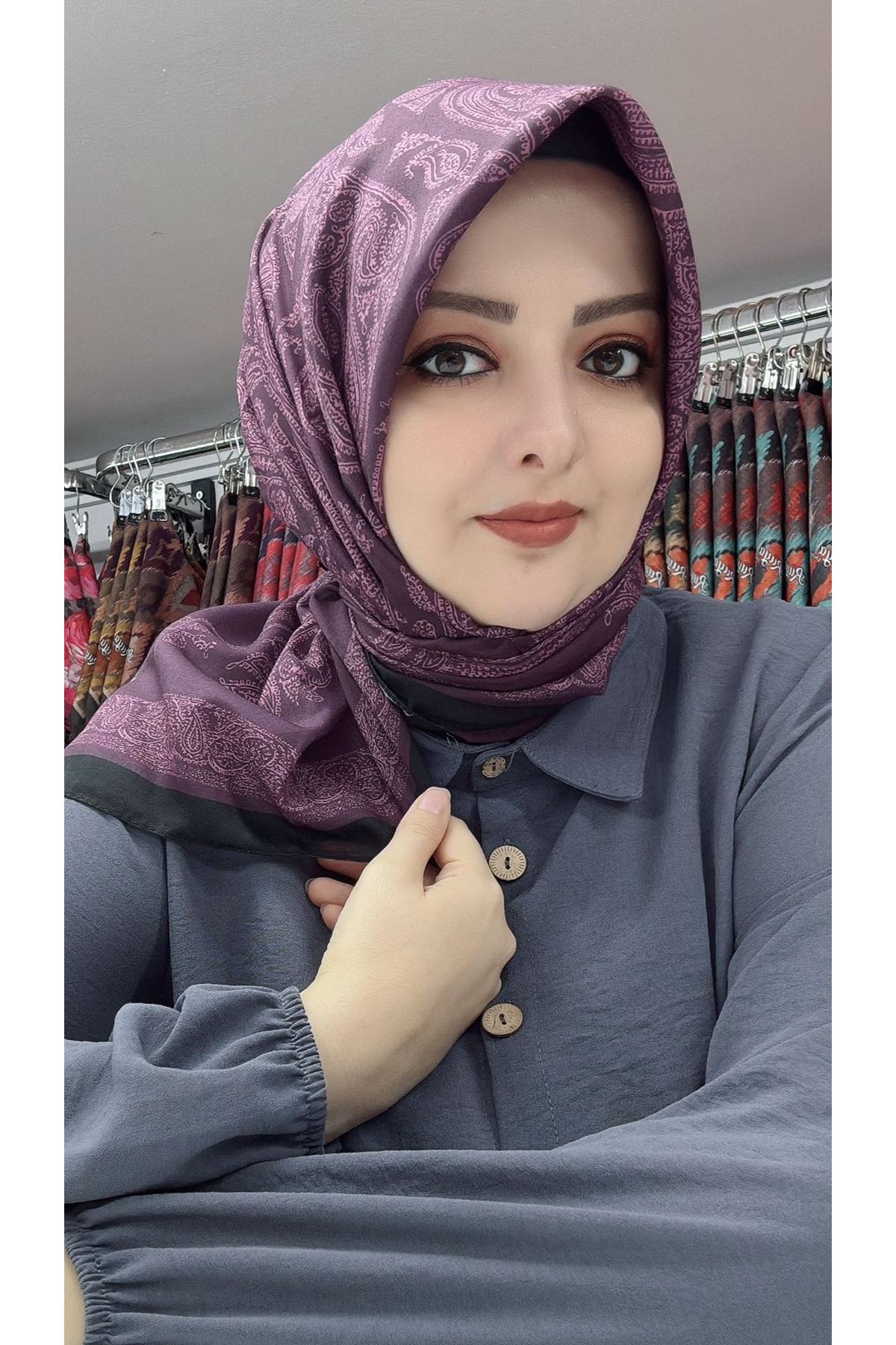 Rüya Lina Dantel Desen Soft Eşarp 