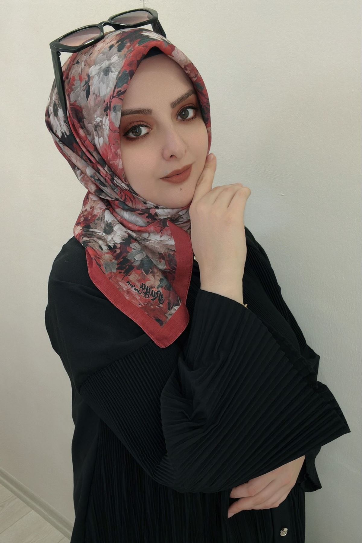 Rüya Lina Çiçek Desen Soft Eşarp  
