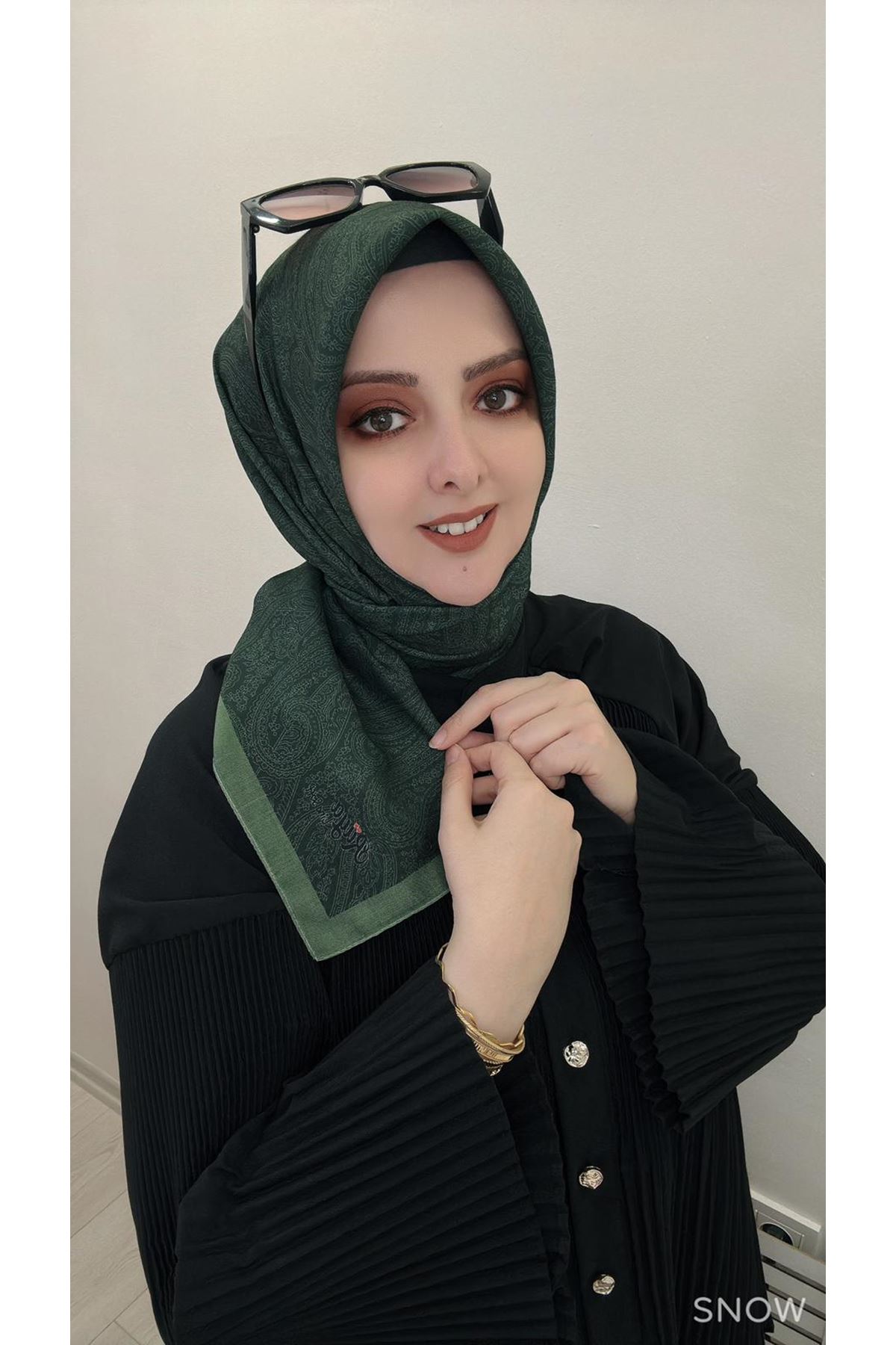 Rüya Lina Etnik Desen Soft Eşarp Kod: 0203 - V03  
