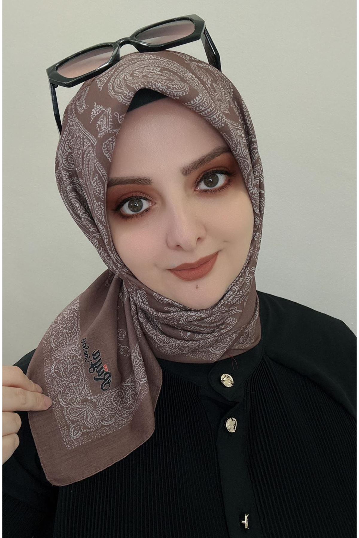 Rüya Lina Dantel Desen Soft Eşarp  