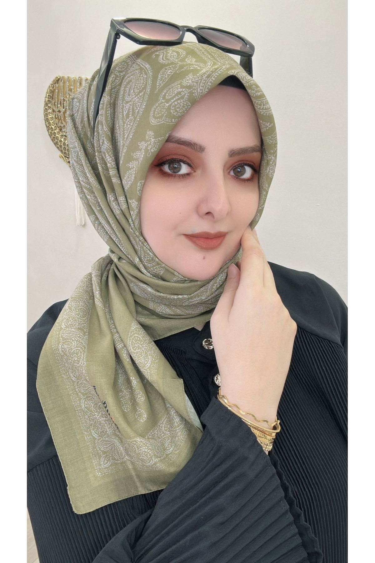 Rüya Lina Dantel Desen Soft Eşarp  