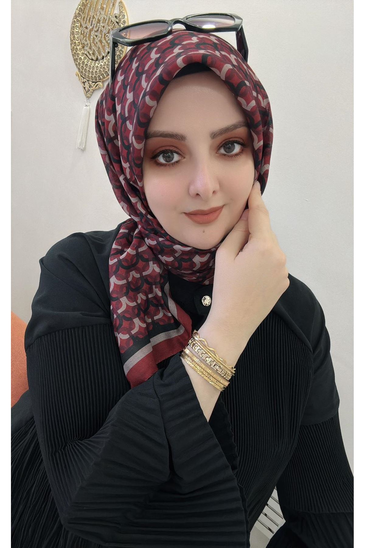 Rüya Lina Döngü Desen Soft Eşarp 