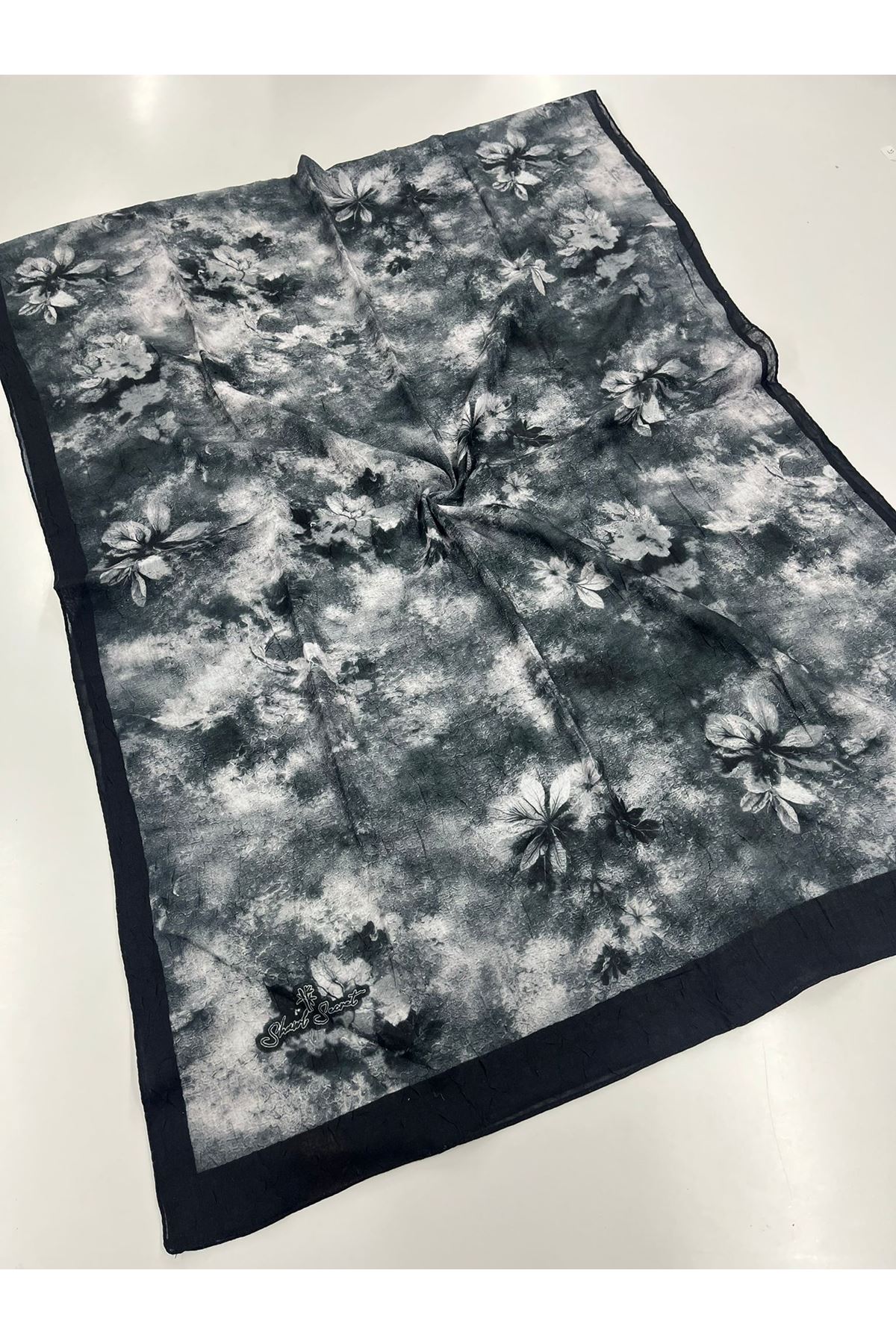 Yaprak Desen Kraş Şal 