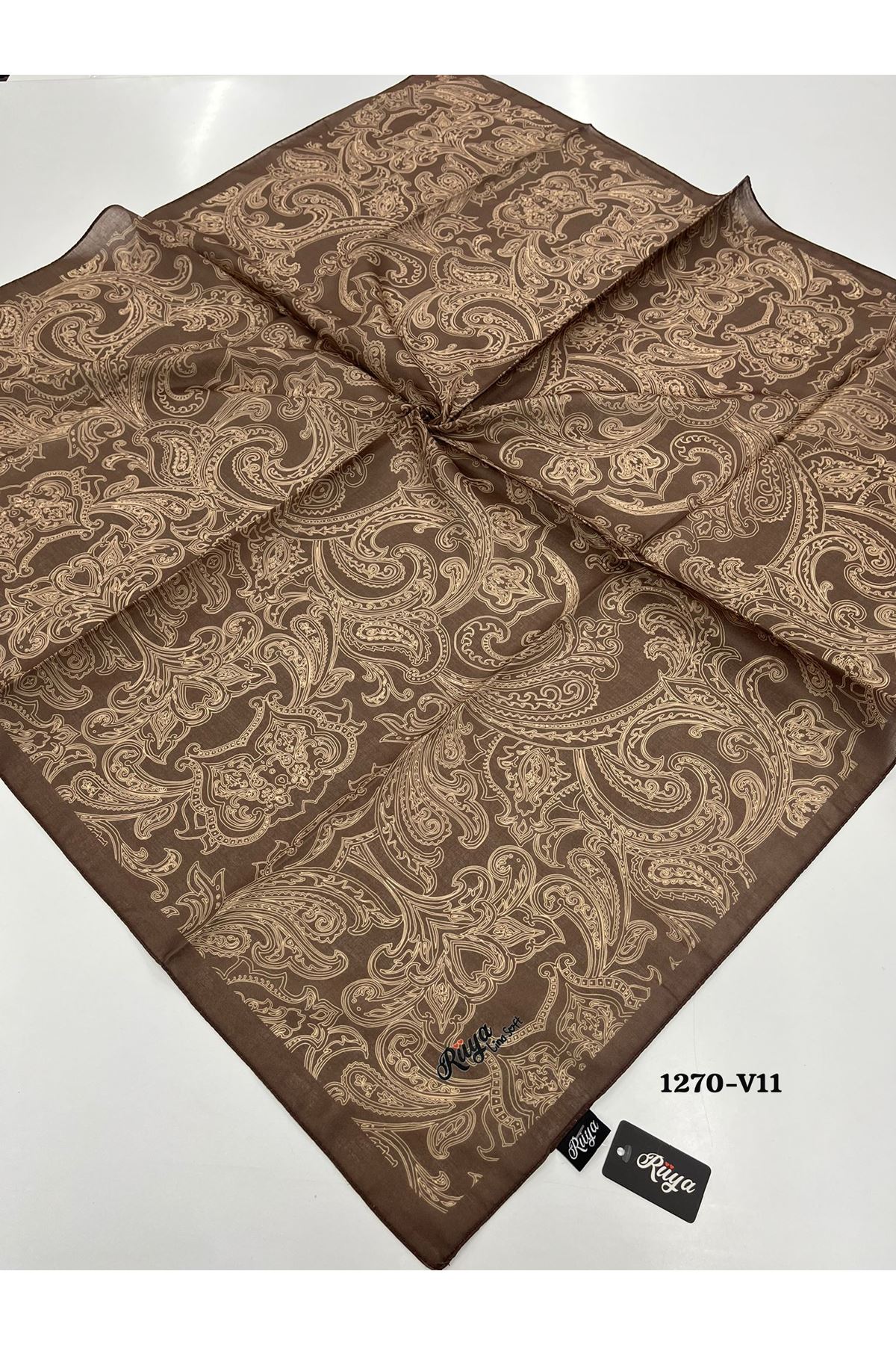 Rüya Lina Etnik Desen Soft Eşarp Kod: 1270 - V11