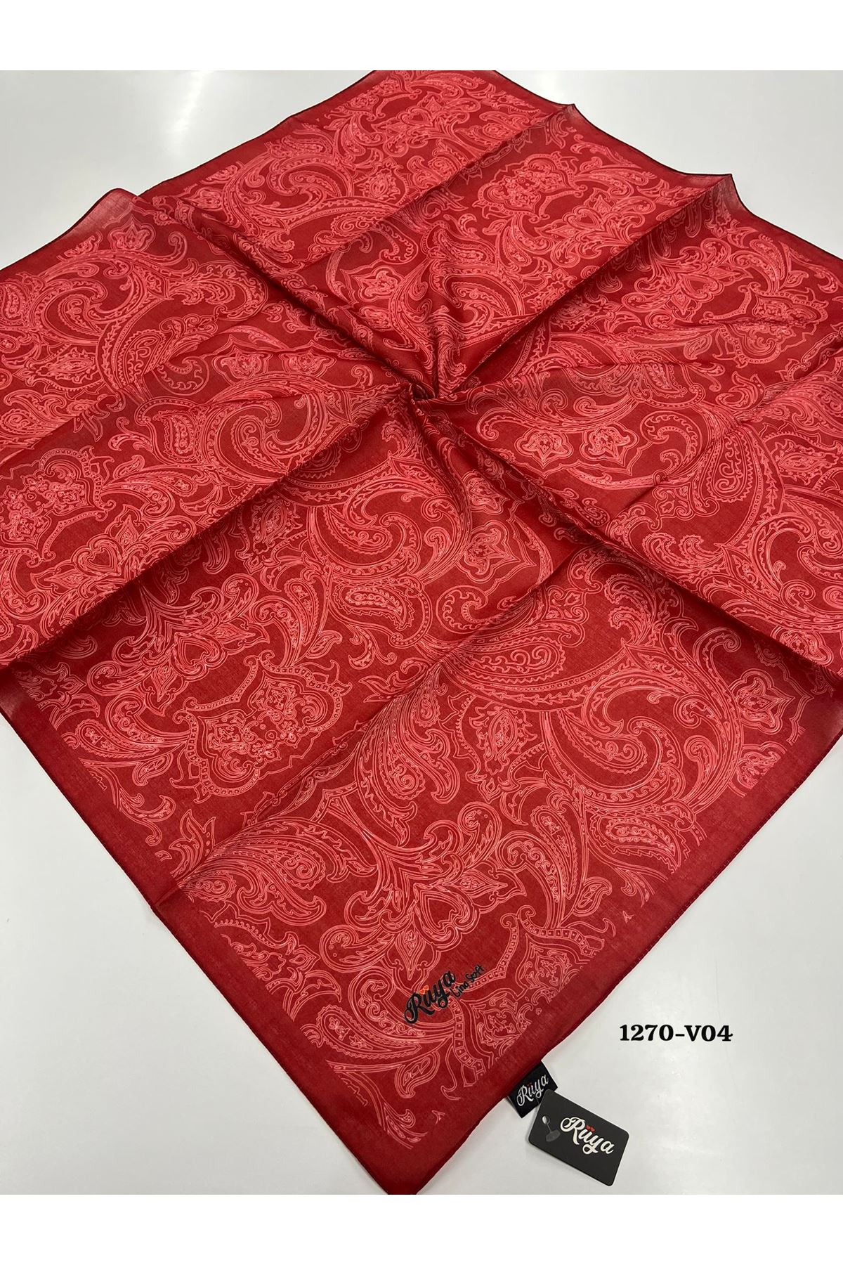 Rüya Lina Etnik Desen Soft Eşarp Kod: 1270 - V04