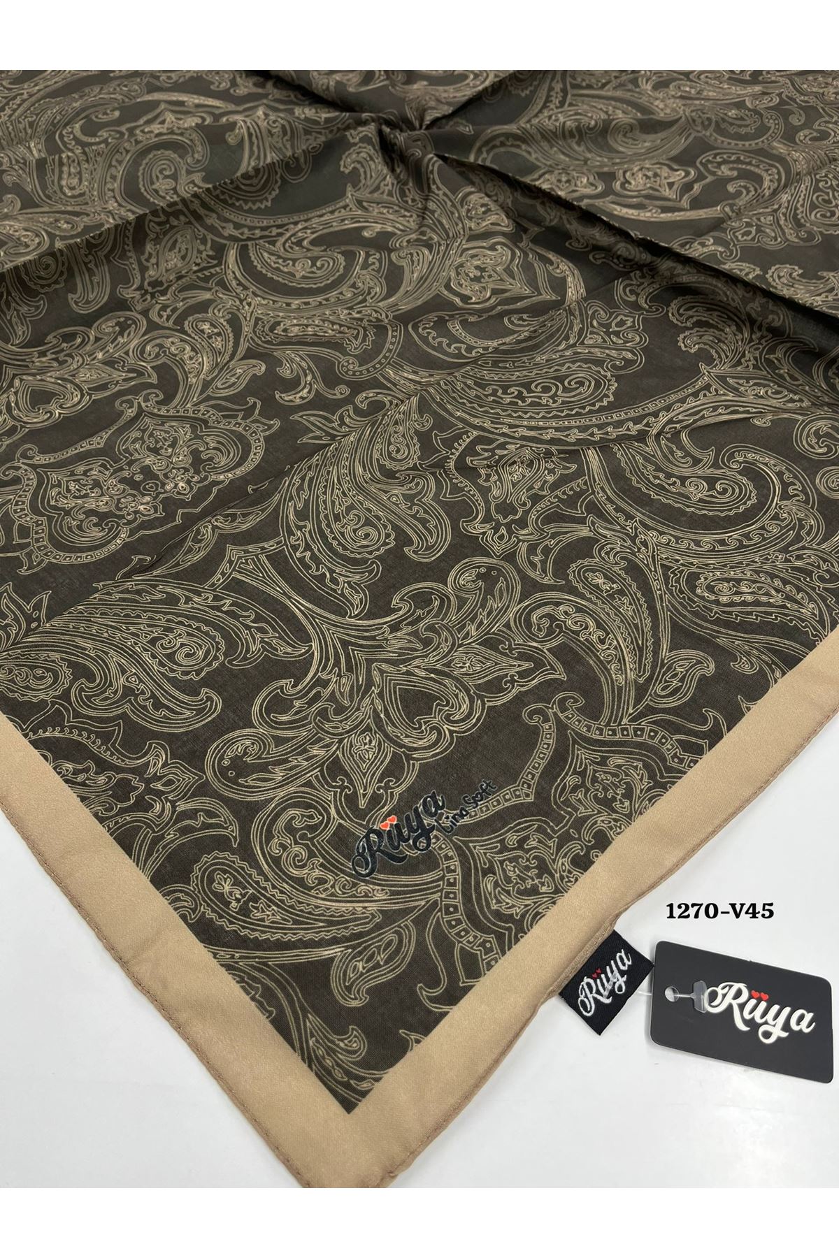 Rüya Lina Etnik Desen Soft Eşarp Kod: 1270 - V45