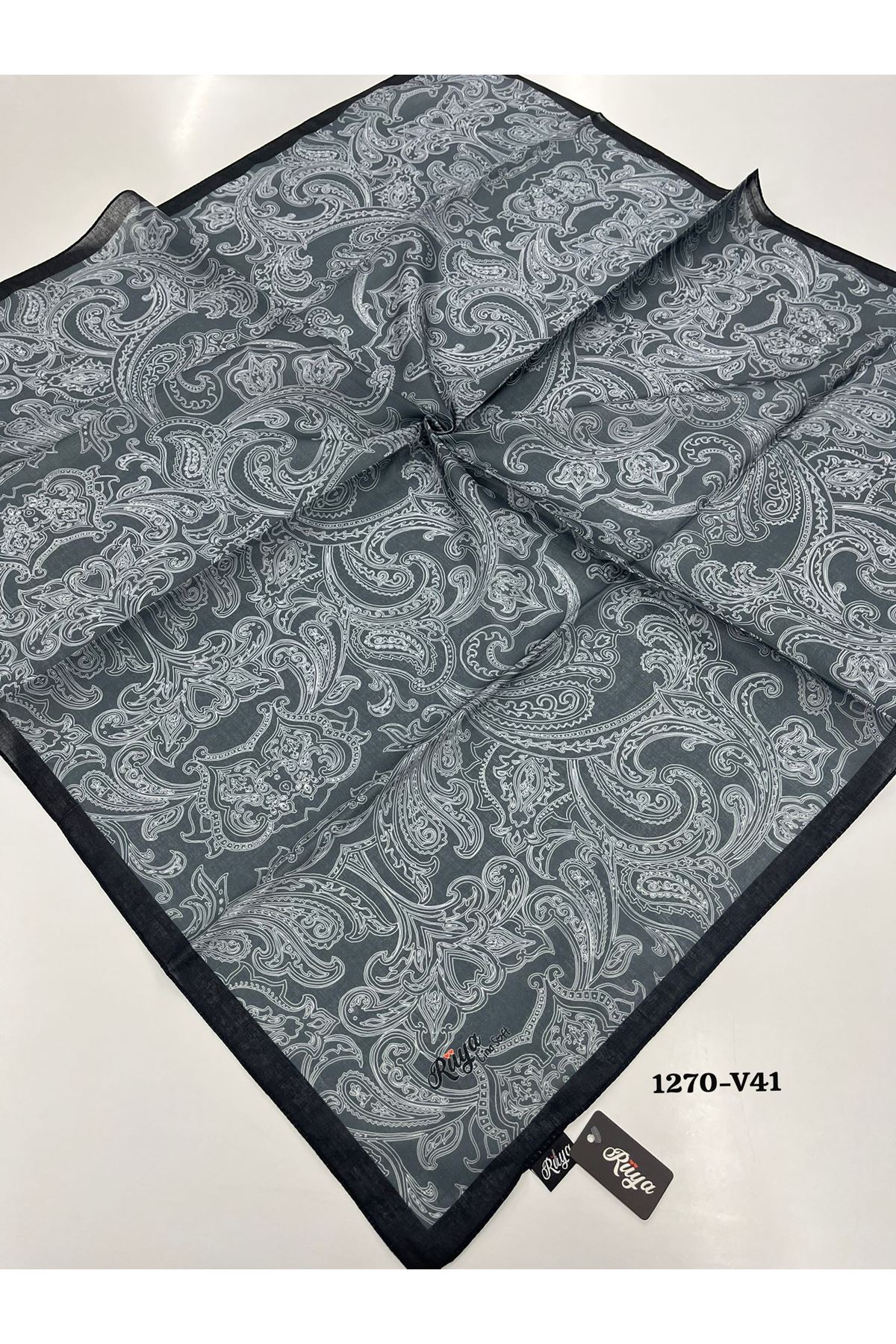 Rüya Lina Etnik Desen Soft Eşarp Kod: 1270 - V41