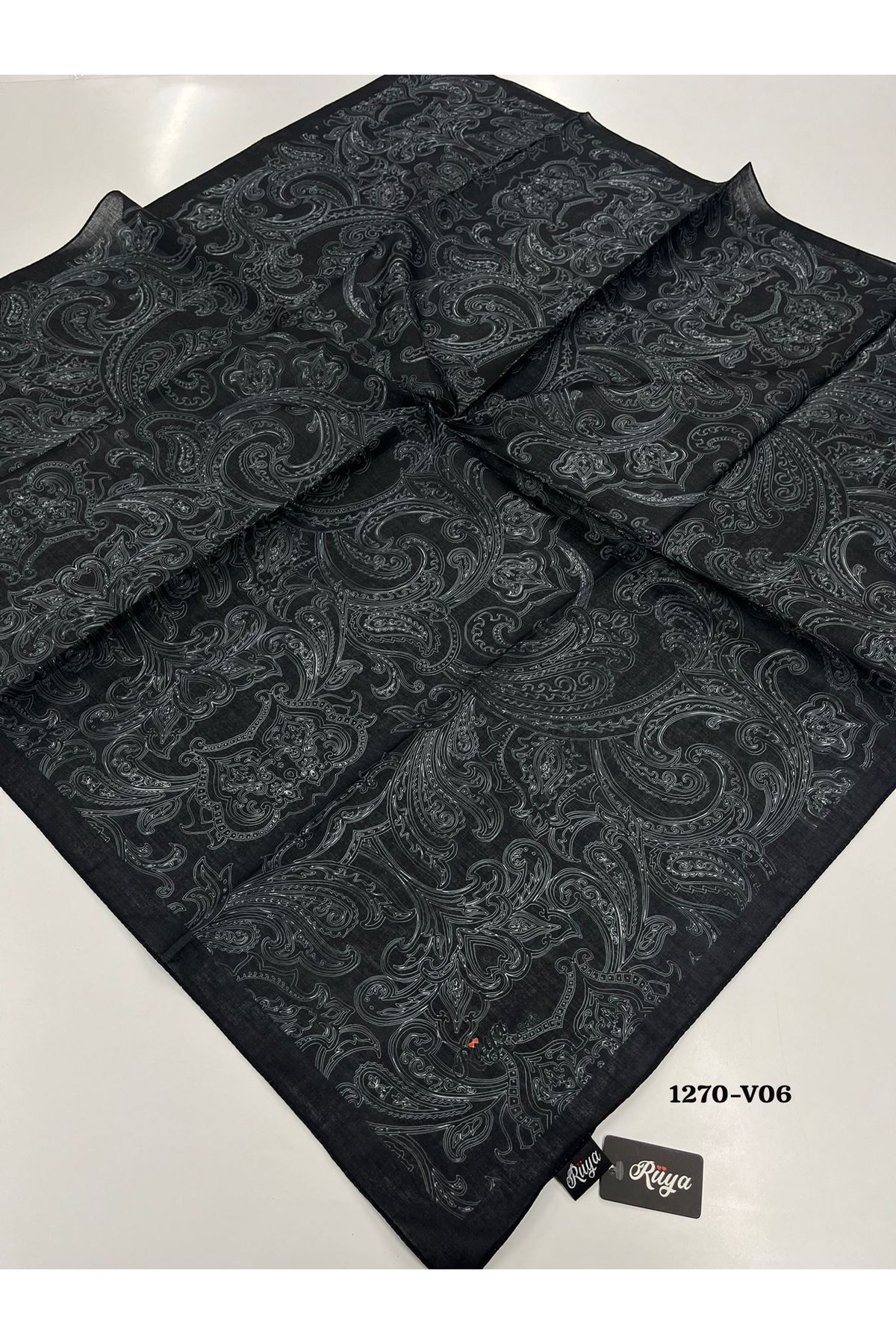 Rüya Lina Etnik Desen Soft Eşarp Kod: 1270 - V06