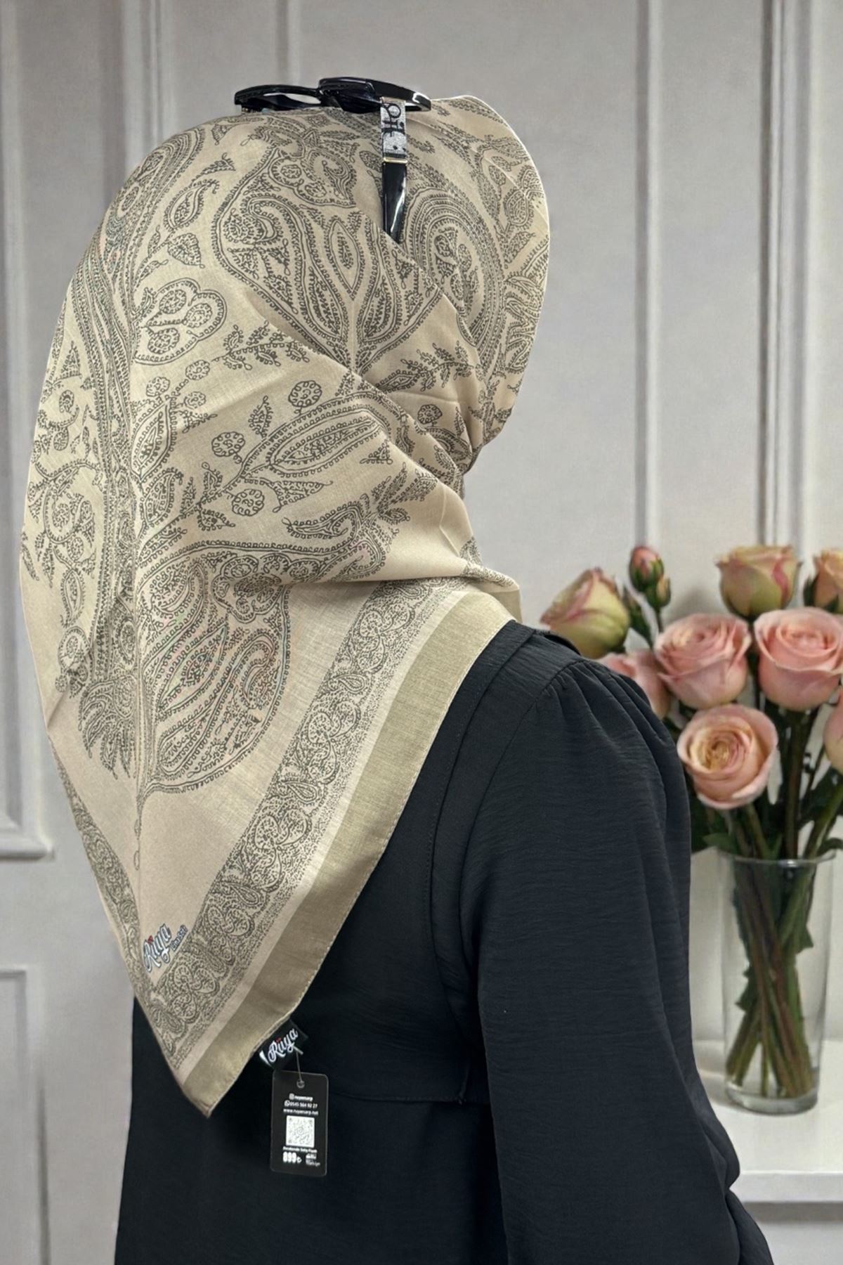 Rüya Lina Dantel Desen Soft Eşarp   