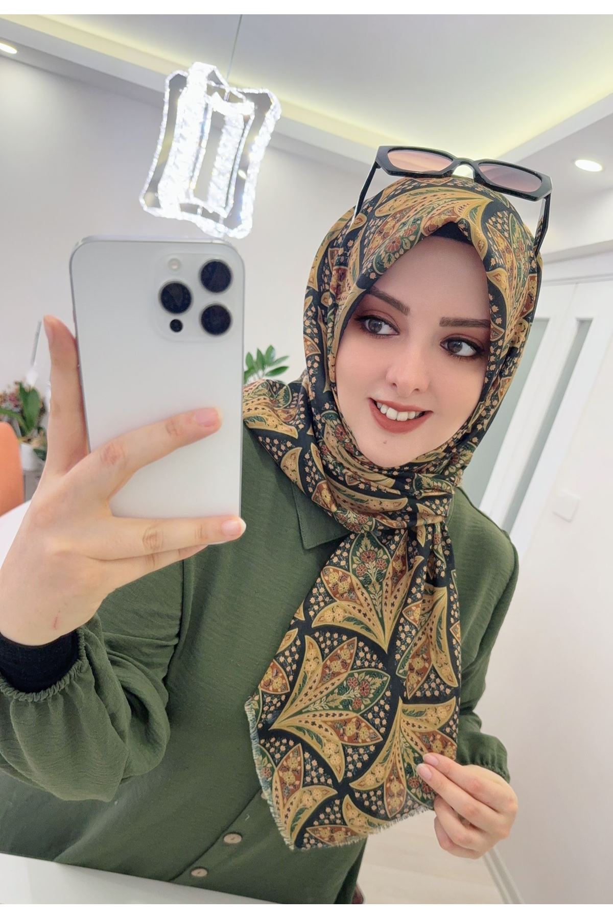 Rüya Koton Eşarp Sahara Modeli      