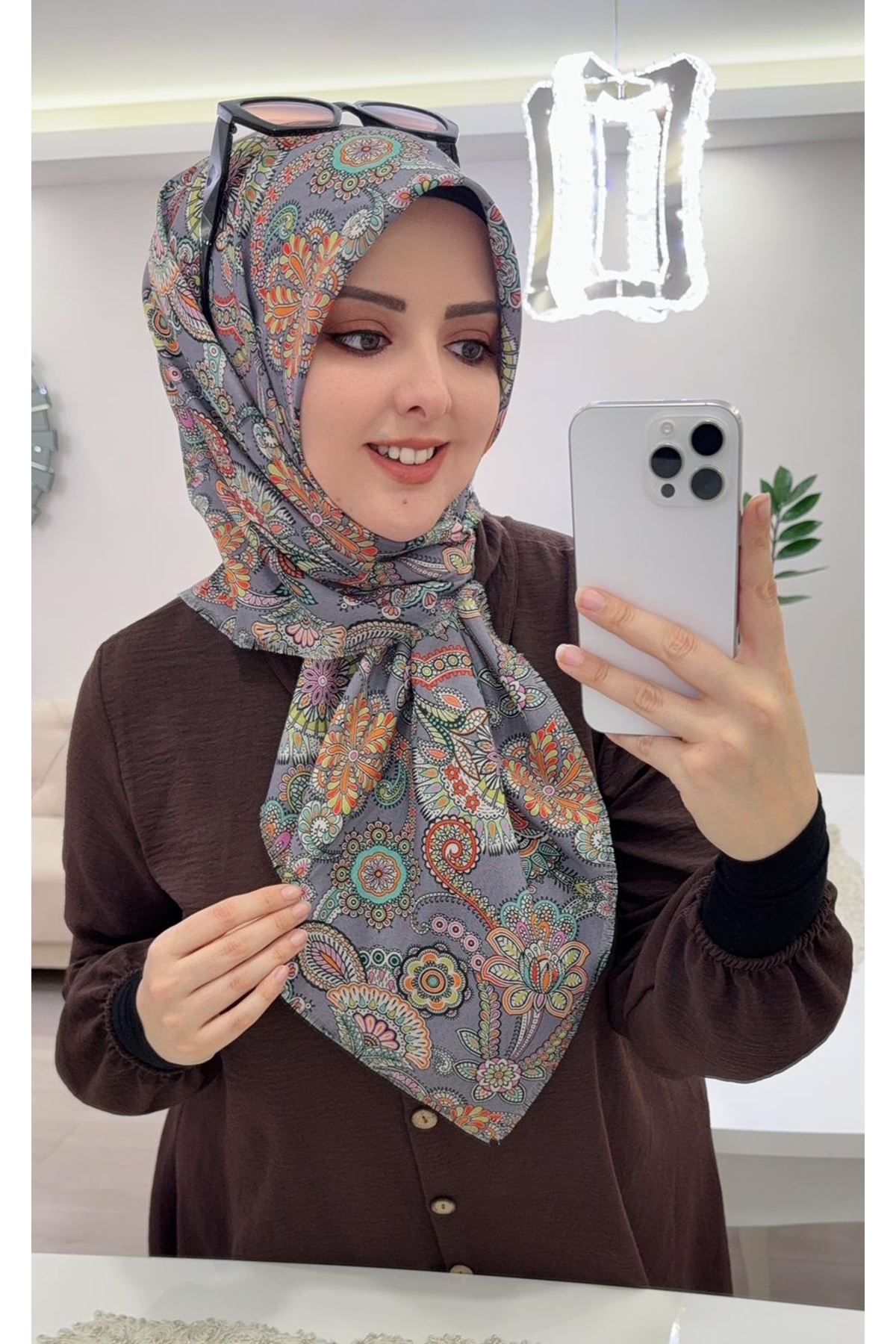Rüya Koton Eşarp İmera Modeli    