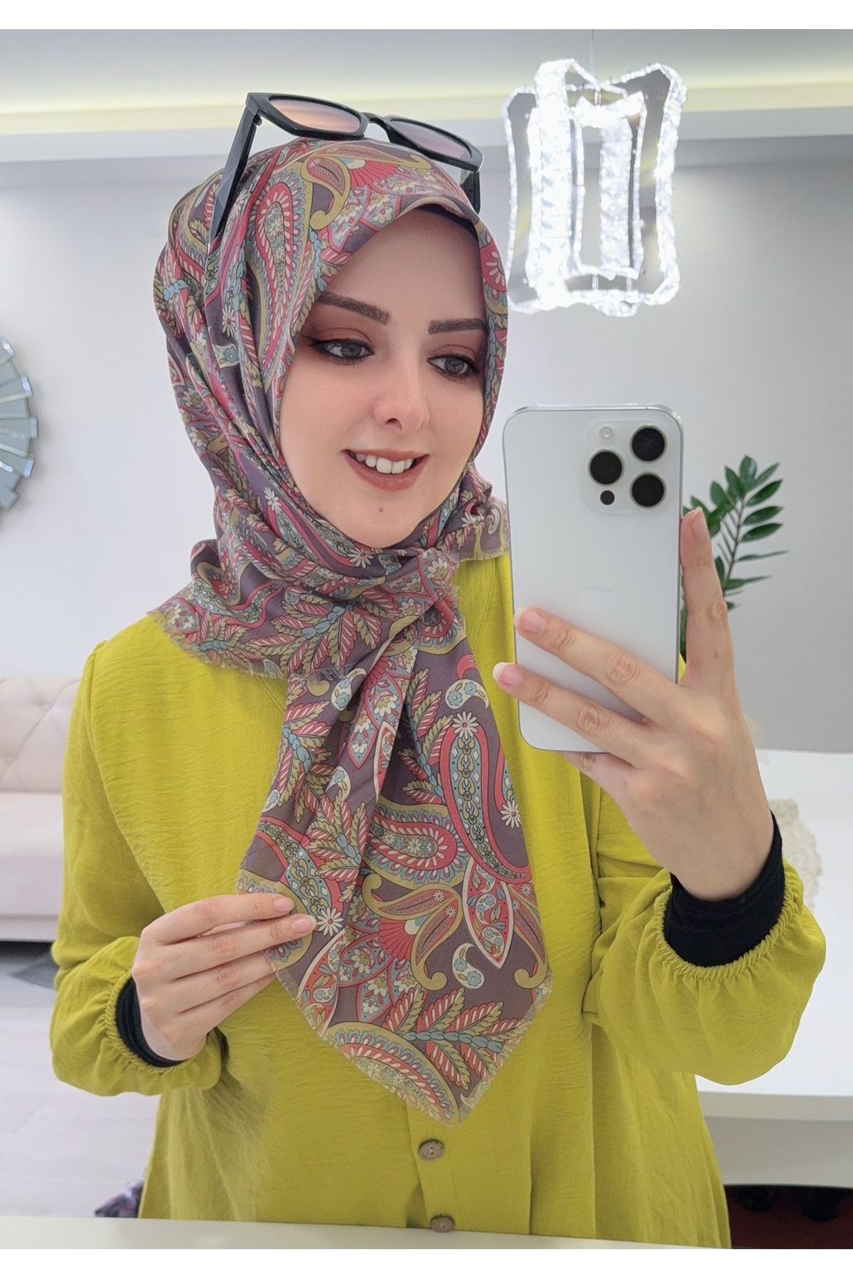 Rüya Koton Eşarp Lirya Modeli   