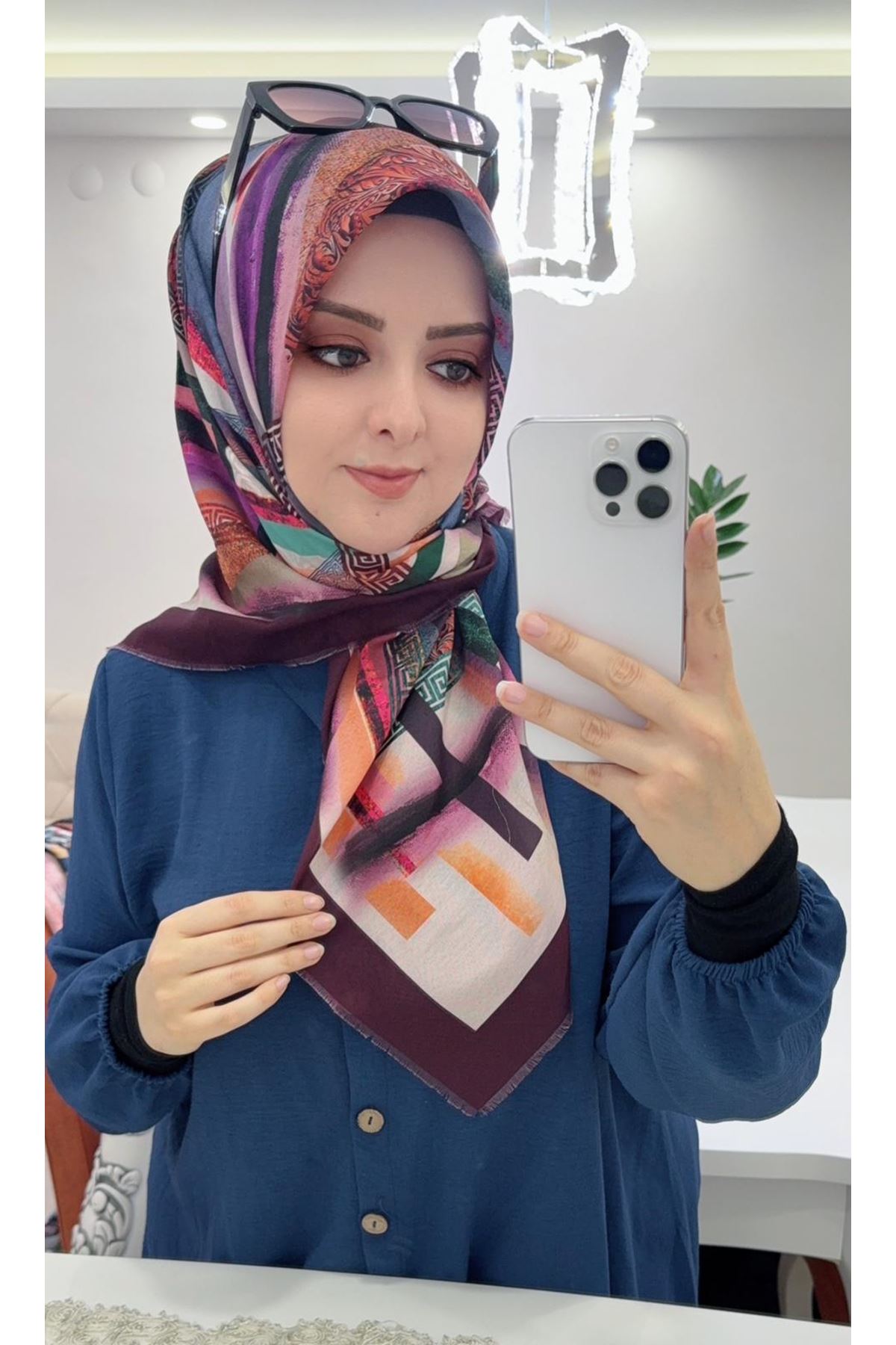 Rüya Koton Eşarp Rengis Modeli  