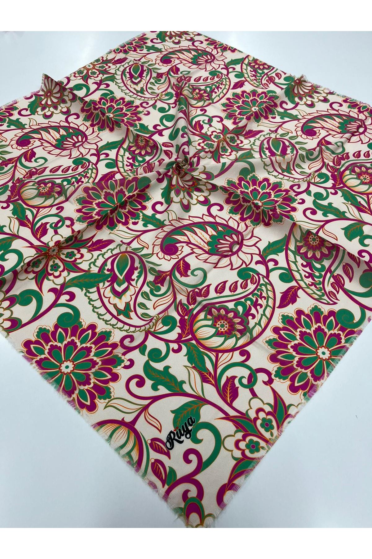 Rüya Koton Eşarp Etnik Desen