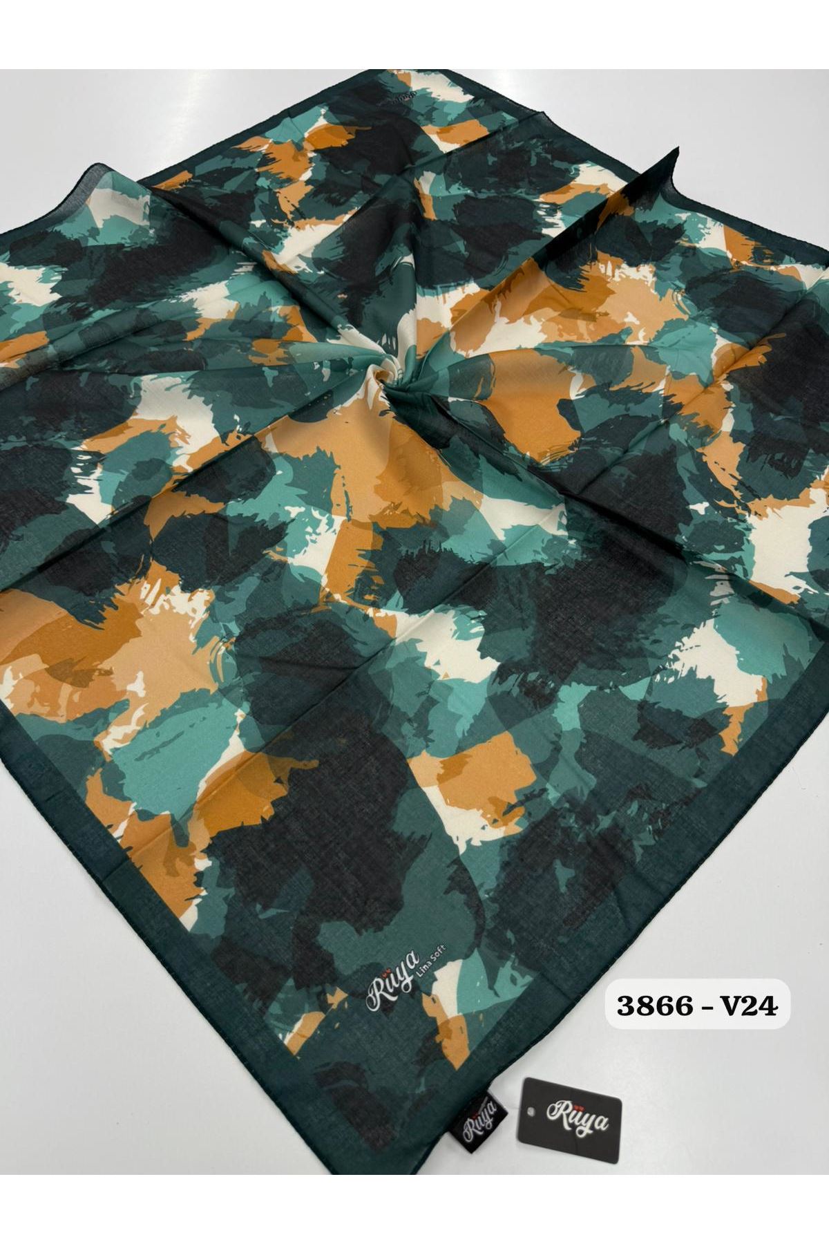 Rüya Lina Nisa Desen Soft Eşarp Kod: 3866 - V24