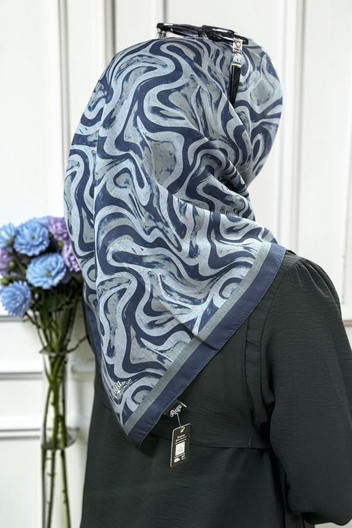 Rüya Lina Suyolu Desen Soft Eşarp Kod : 4218 