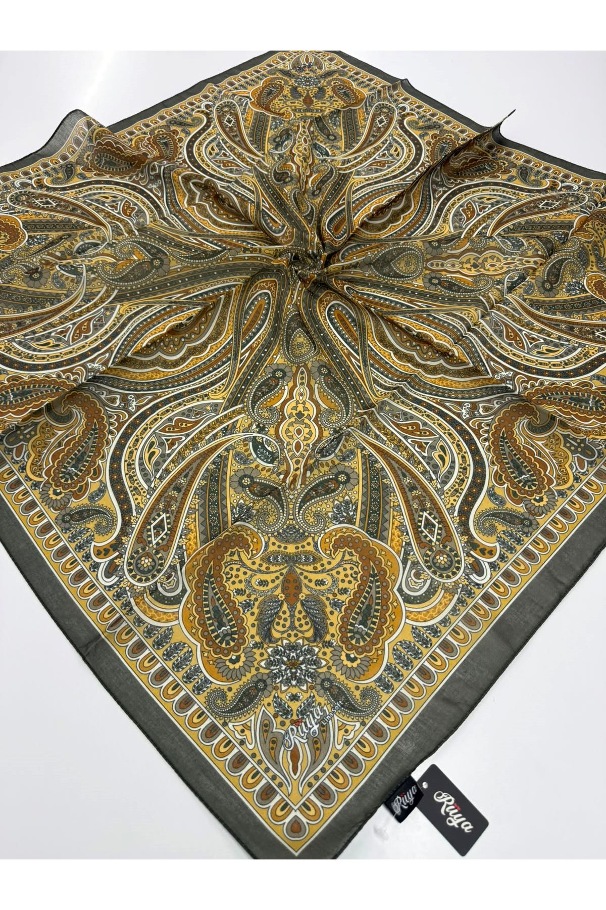 Rüya Lina Etnik Etro Desen Soft Eşarp Kod : 3225