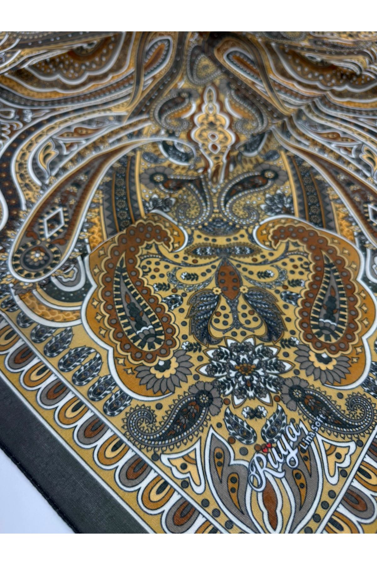 Rüya Lina Etnik Etro Desen Soft Eşarp Kod : 3225