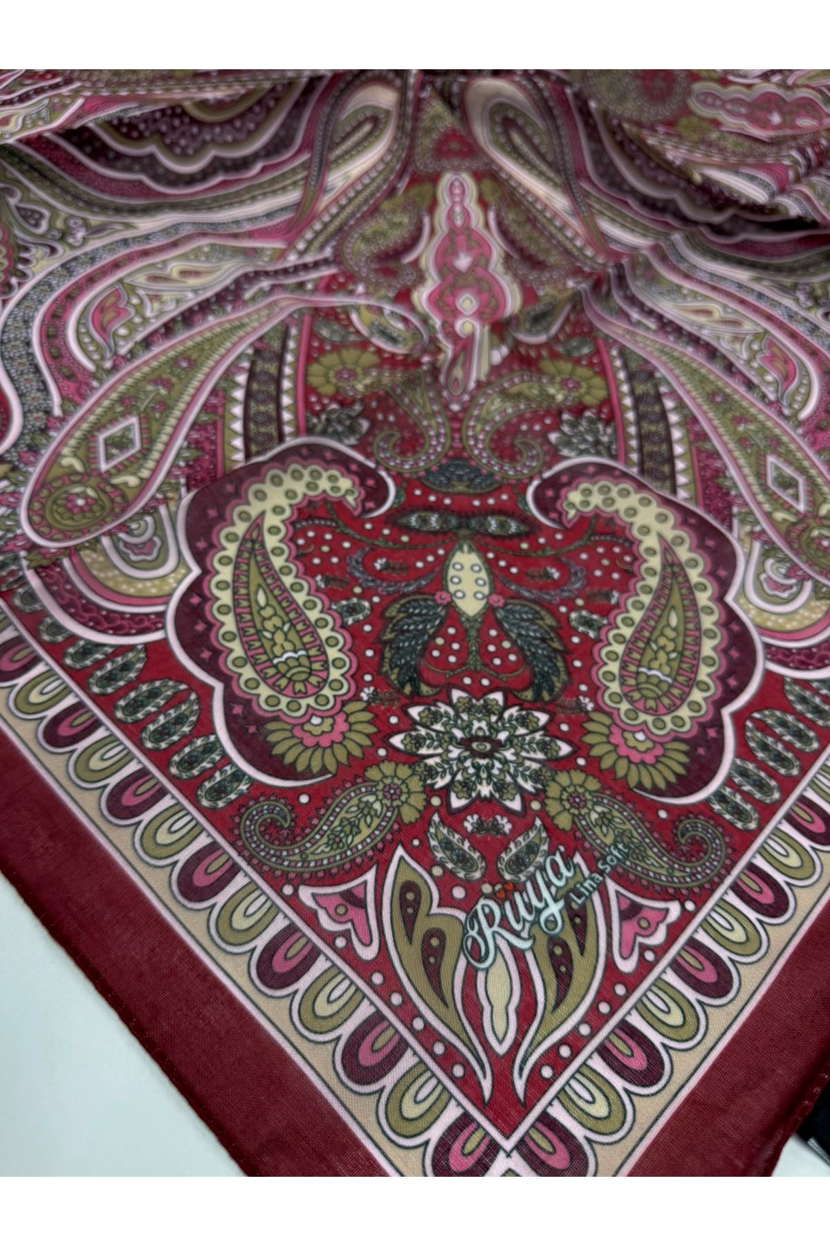 Rüya Lina Etnik Etro Desen Soft Eşarp Kod : 3225